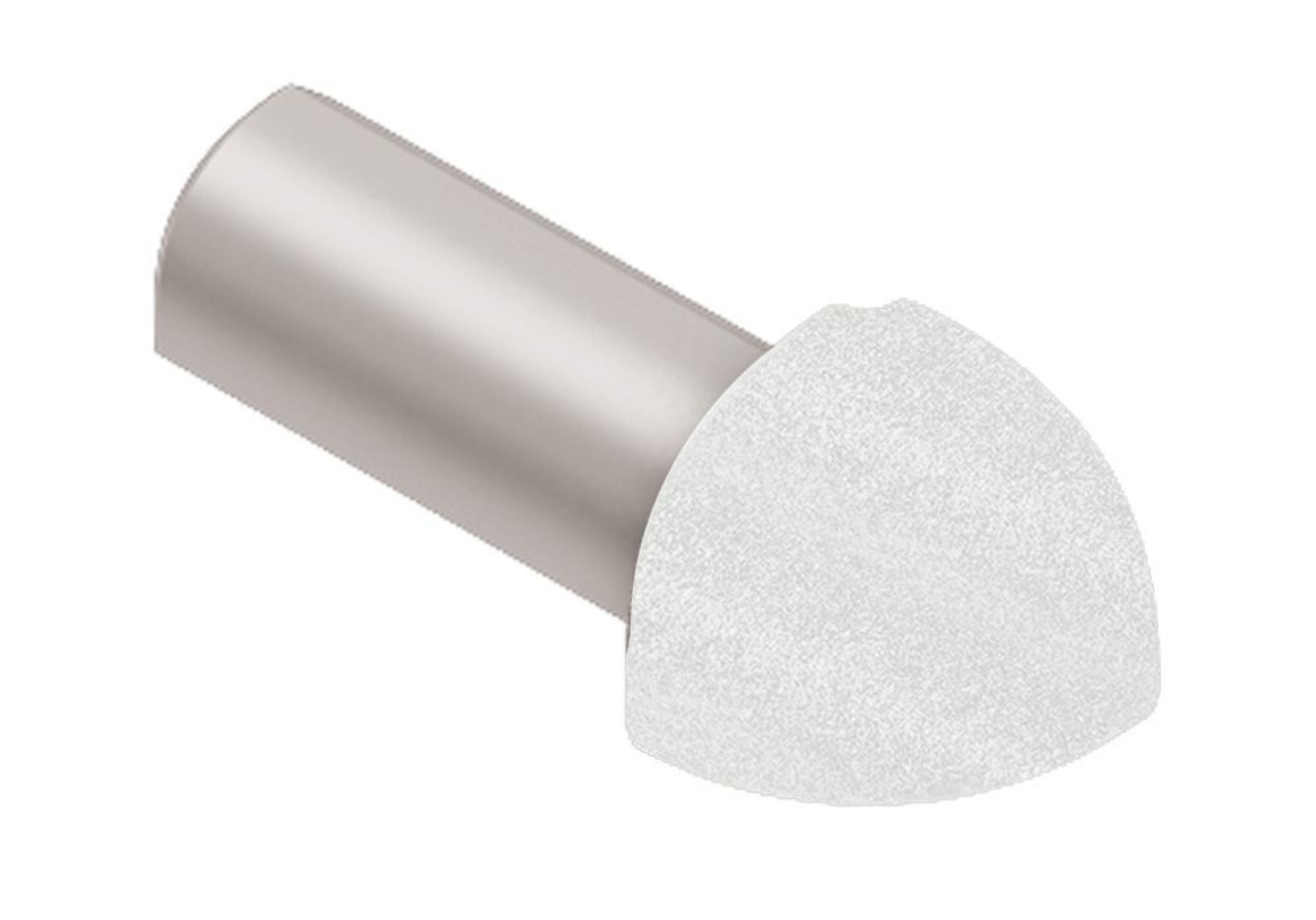 Schluter Rondec Coin Externe 7/16" Alum Blanc Mat ED/RO110MBW