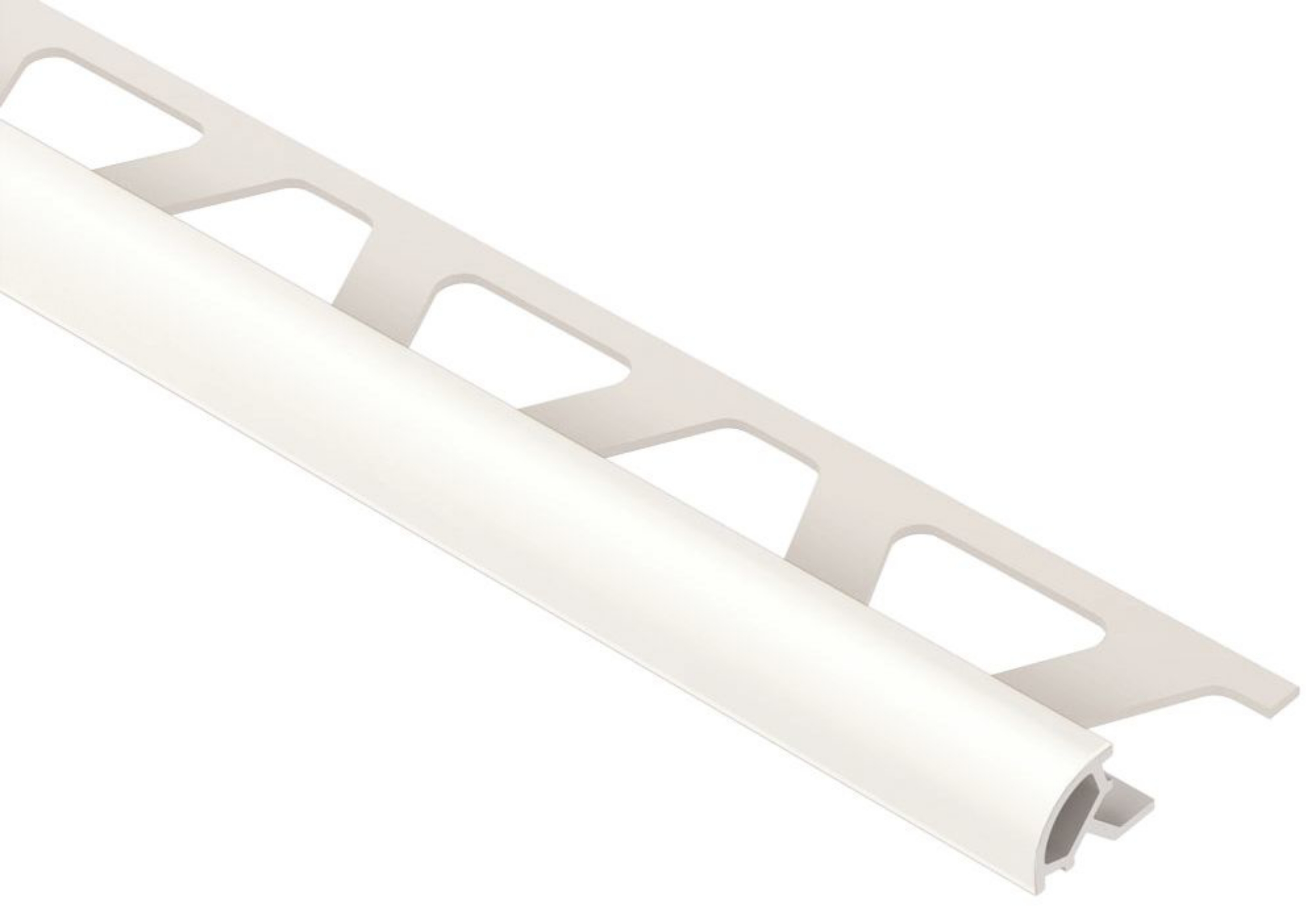 Schluter Rondec Profilé Rond 7/16" Pvc Blanc PRO110W