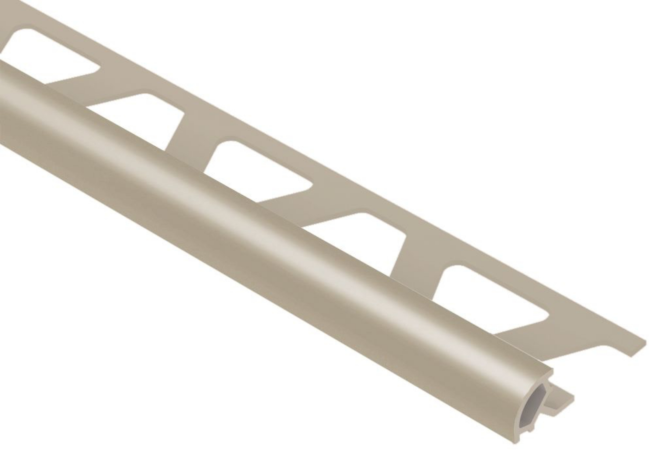 Schluter Rondec Profilé Rond 7/16" Pvc Gris PRO110G