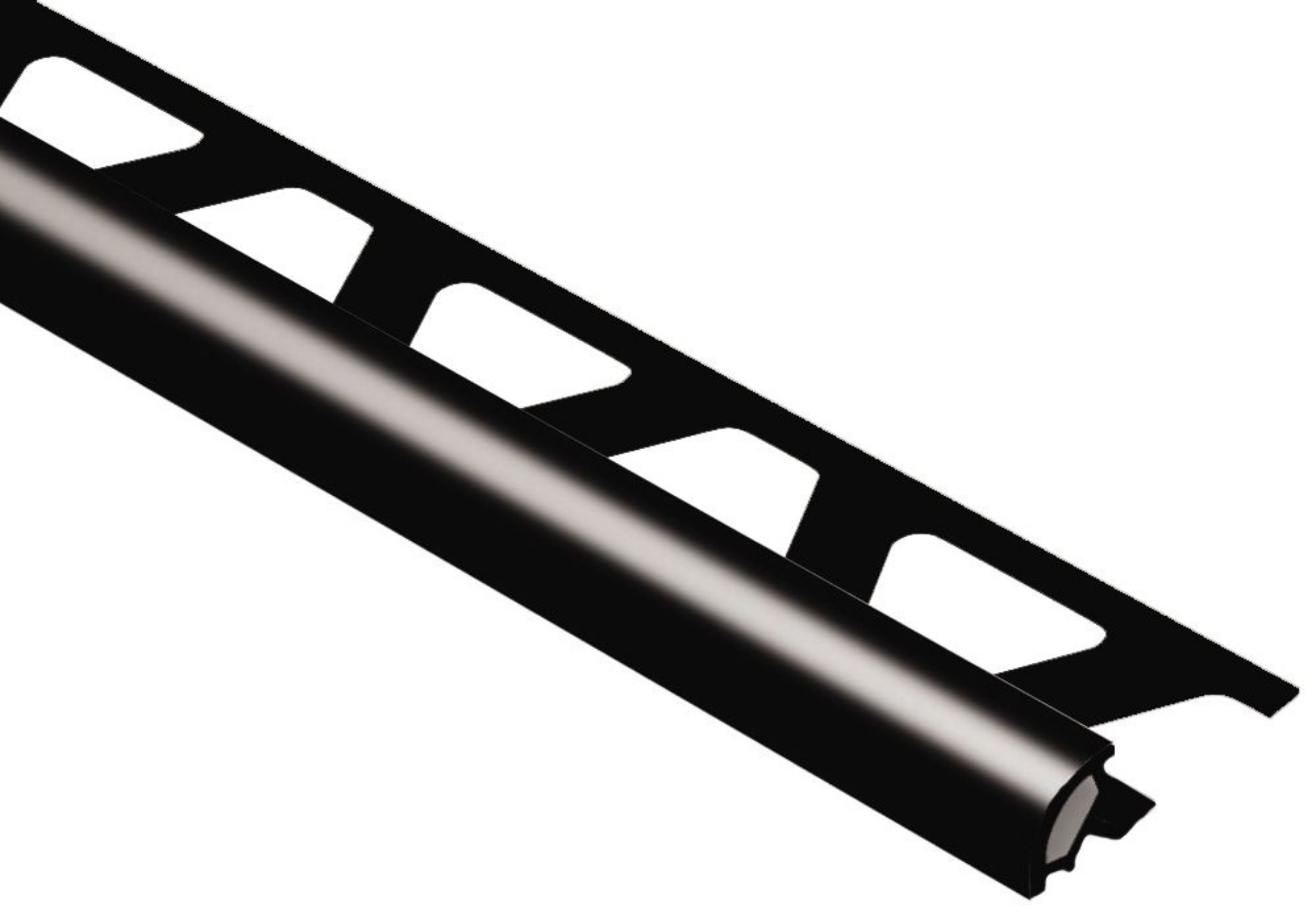 Schluter Rondec Profilé Rond 7/16" Pvc Noir PRO110GS