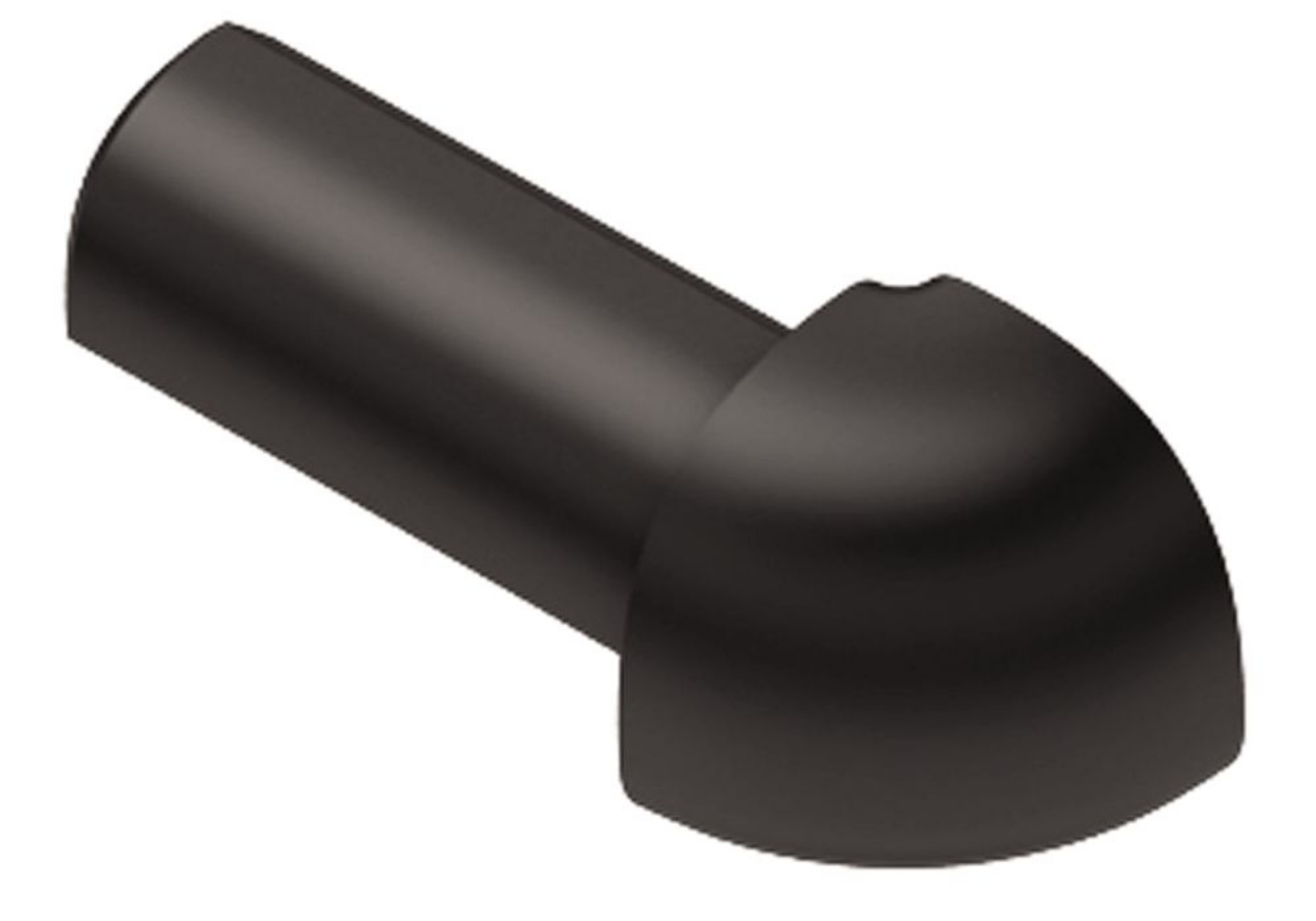 Schluter Rondec Coin Ext 3/8" Alum Graphite EV/RO100AGR
