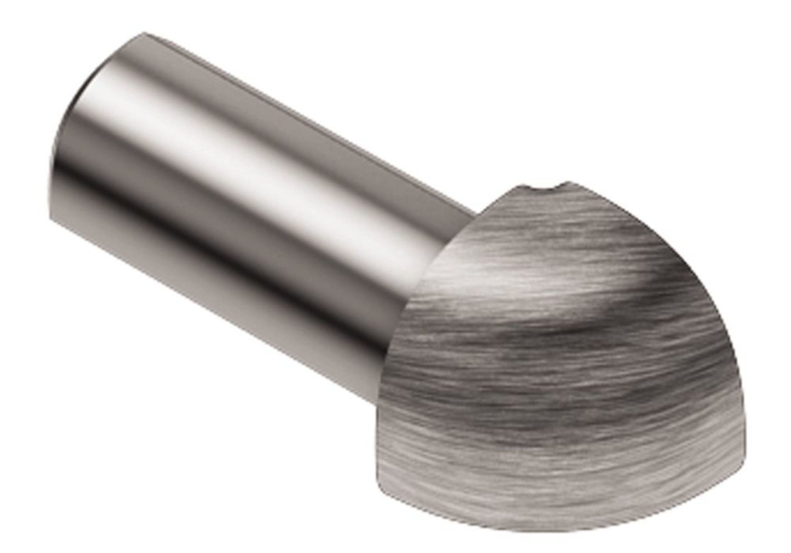 Schluter Rondec Coin Ext 3/8" Inox Brossé EV/RO100EB