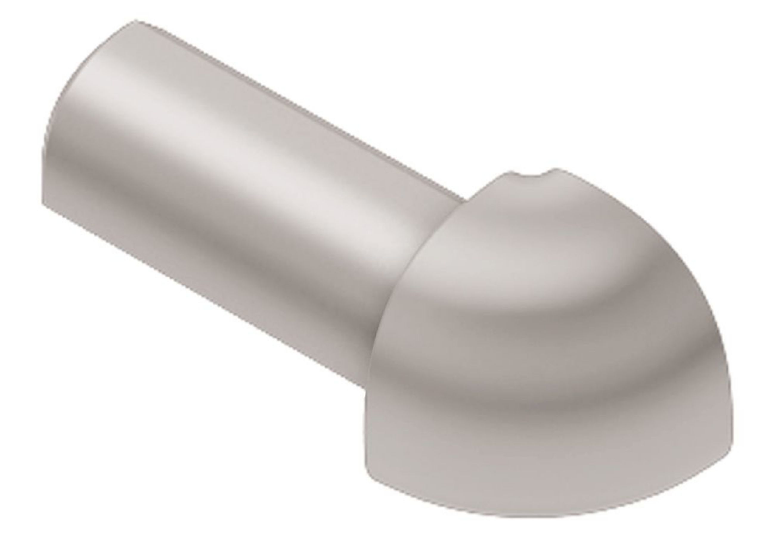 Schluter Rondec Coin Ext 3/8" Alum Gris Clair ED/RO100HG