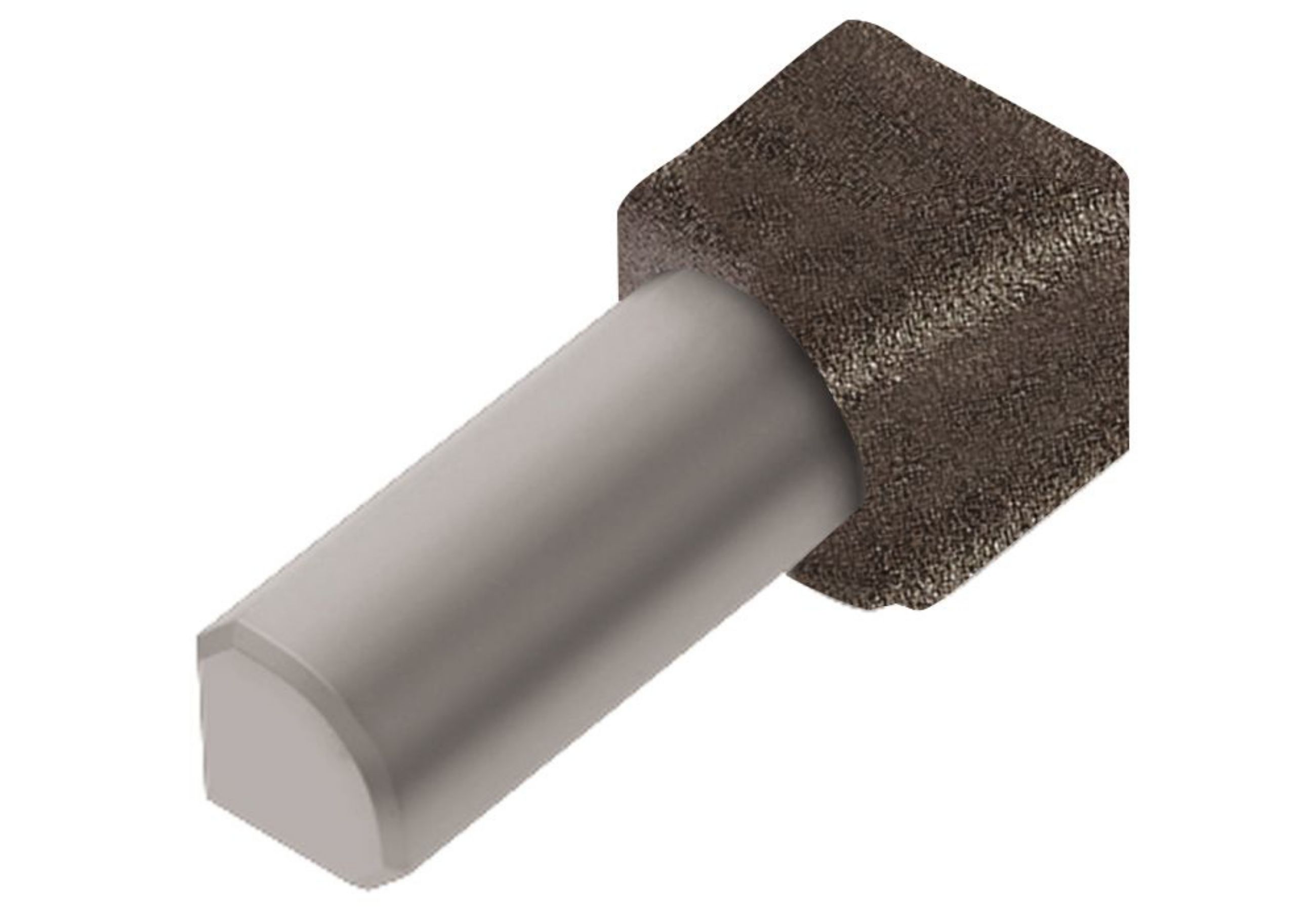 Schluter Rondec Coin Int 3/8" Alum Anthracite Clair IV/RO100TSLA
