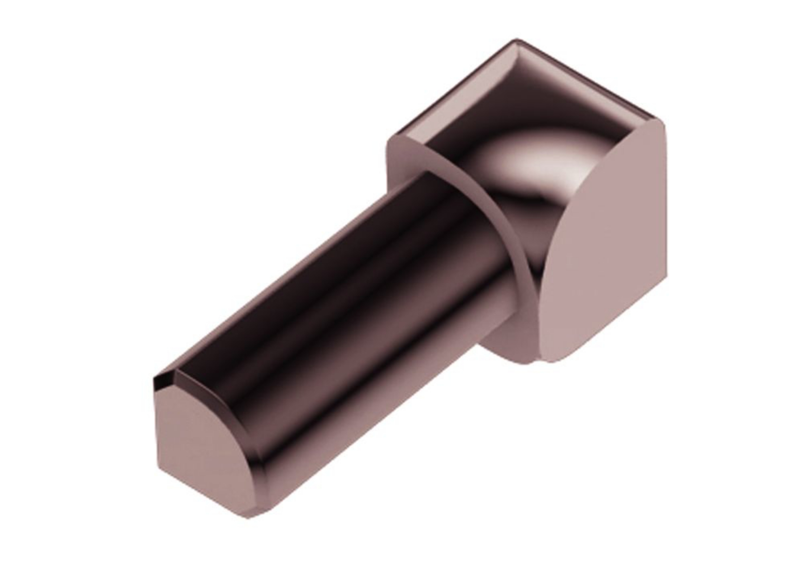Schluter Rondec Coin Int 3/8" Alum Cuivre Poli IV/RO100AKG