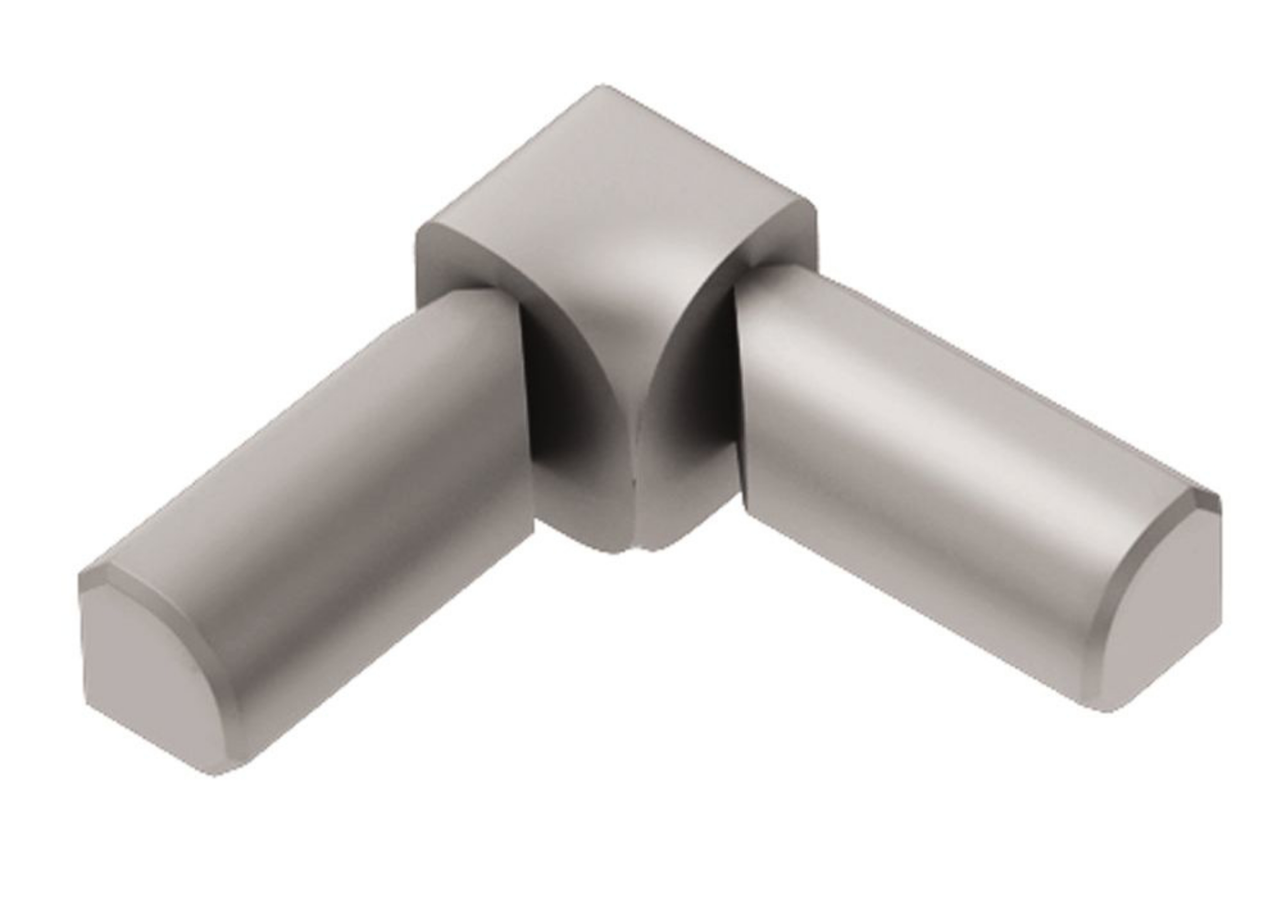Schluter Rondec Coin Int 2-Bouts 3/8" Alum Mat I2L/RO100AE