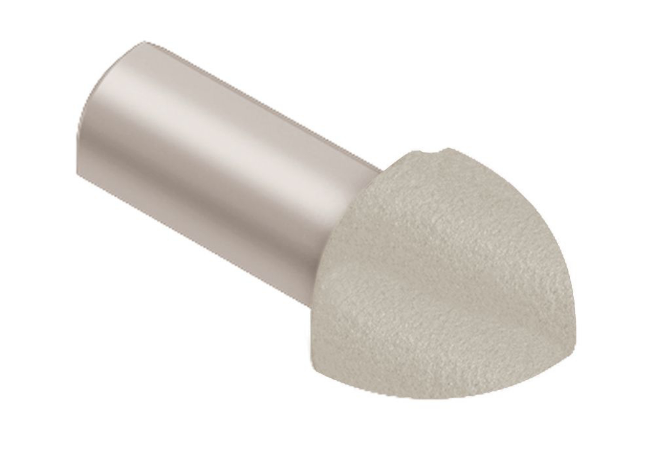 Schluter Rondec Coin Ext 5/16" Alum Crème EV/RO80TSC