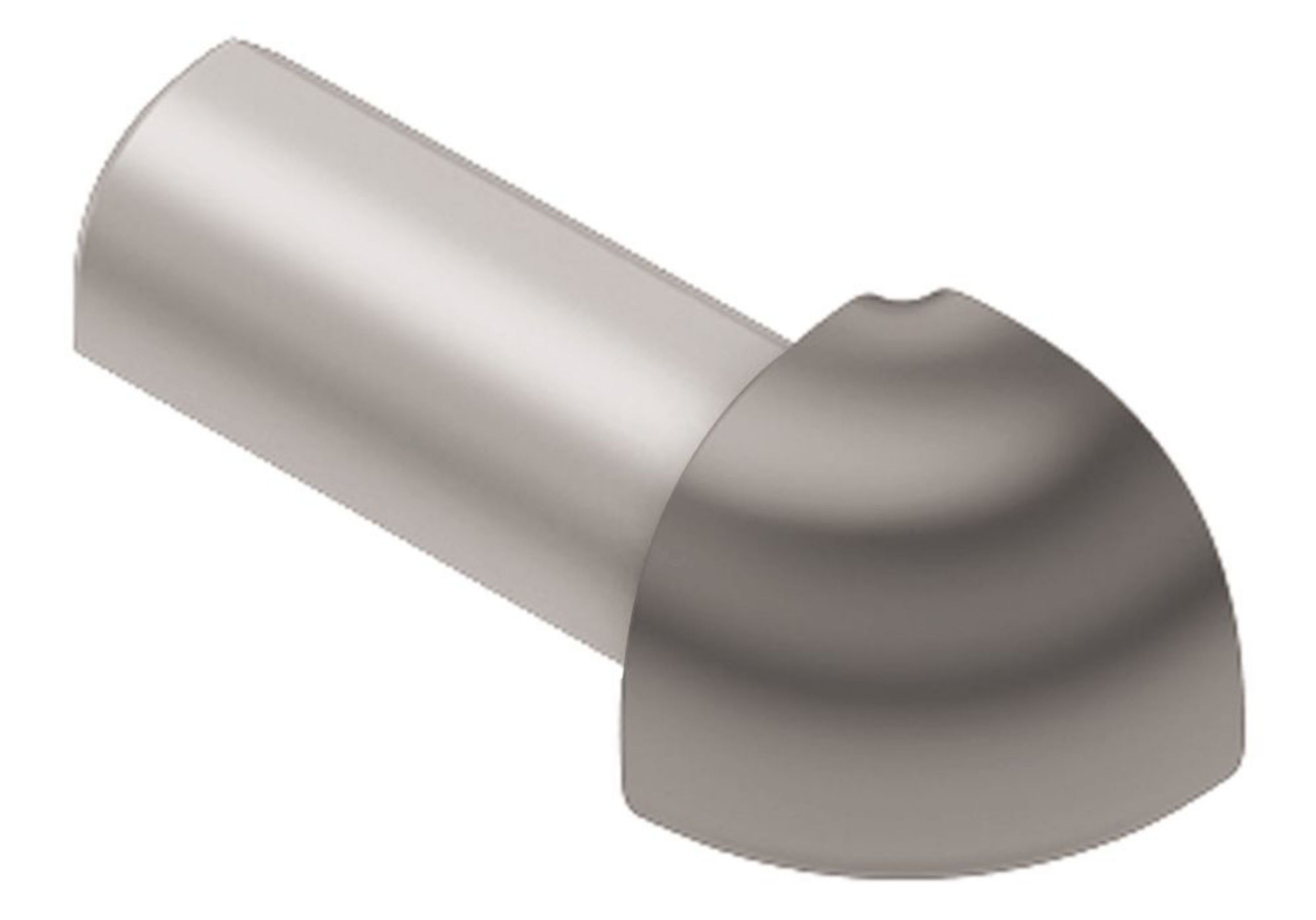Schluter Rondec Coin Ext 5/16" Alum Gris ED/RO80G