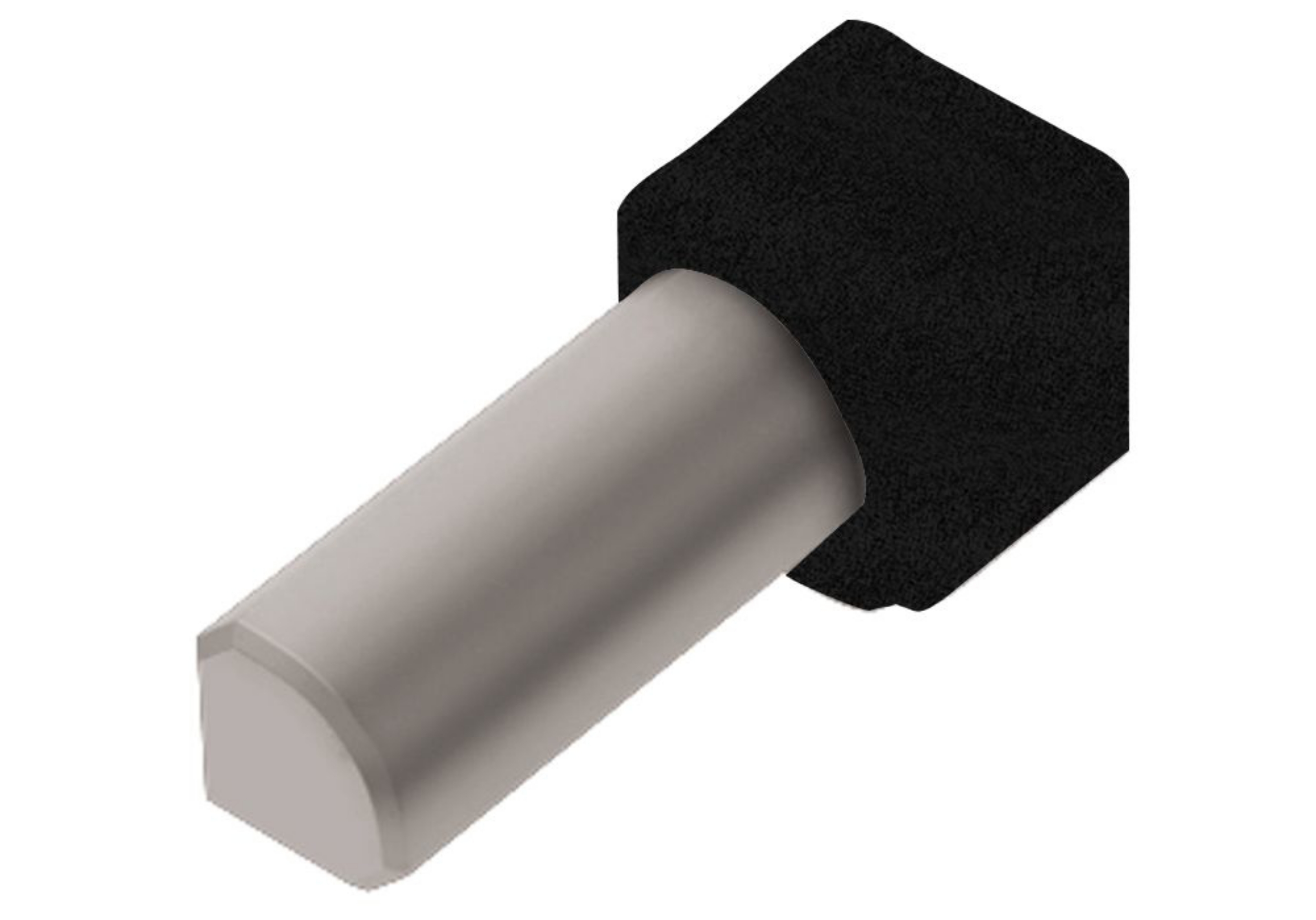 Schluter Rondec Coin Interne 5/16" Alum Noir Mat ID/RO80MGS