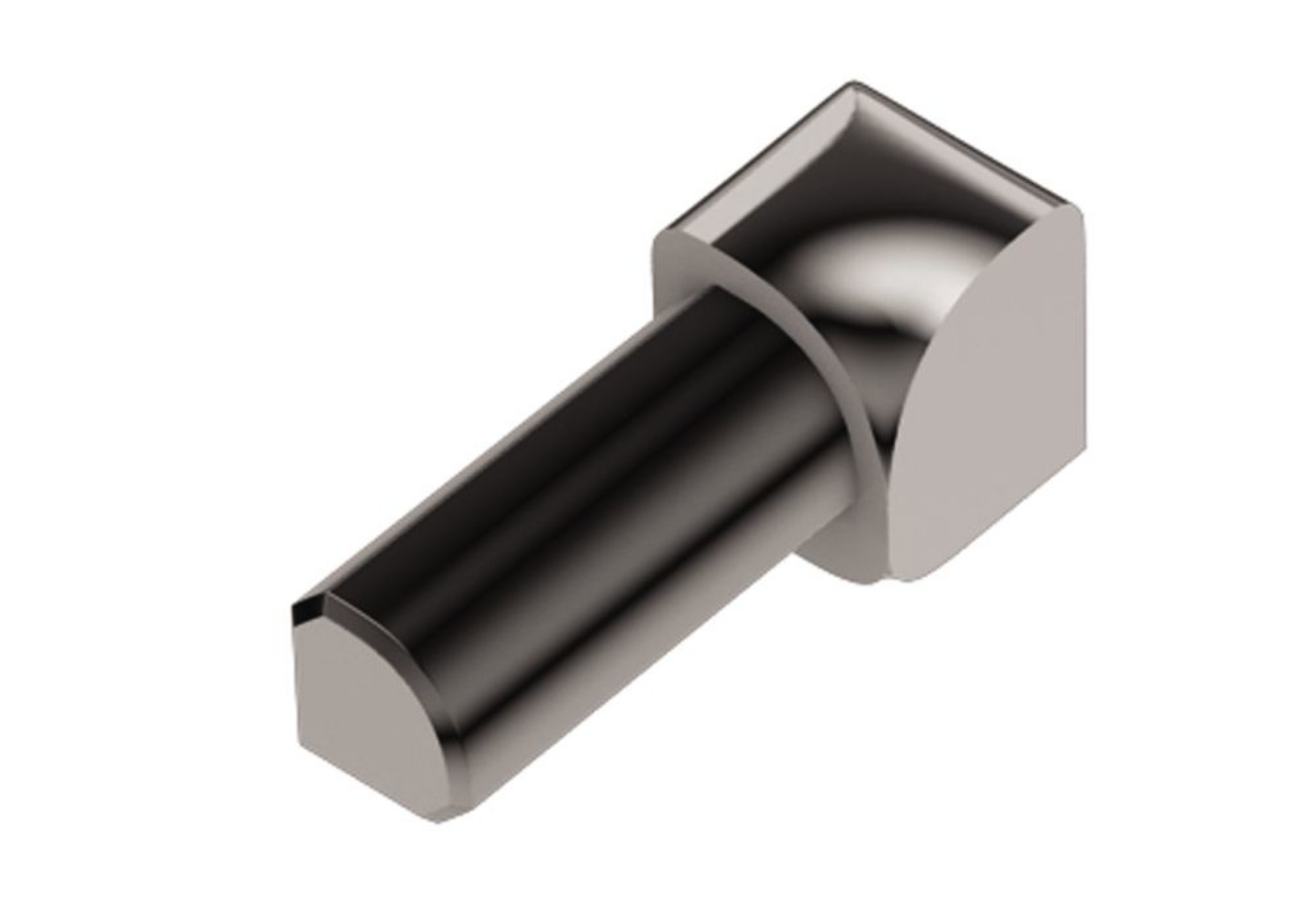 Schluter Rondec Coin Int 5/16" Alum Chromé Poli IV/RO80ACG