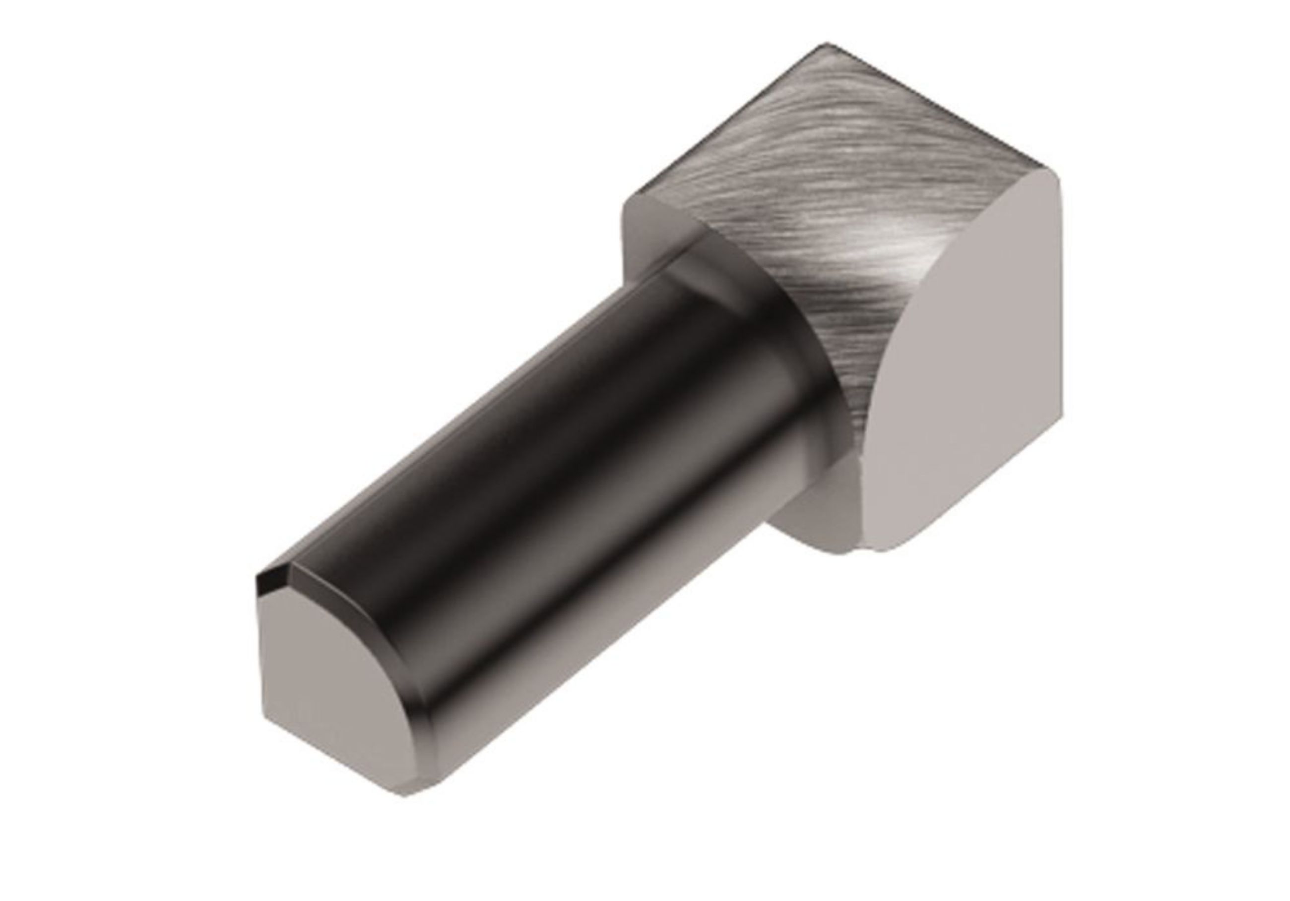 Schluter Rondec Coin Int 5/16" Alum Chromé Brossé IV/RO80ACGB