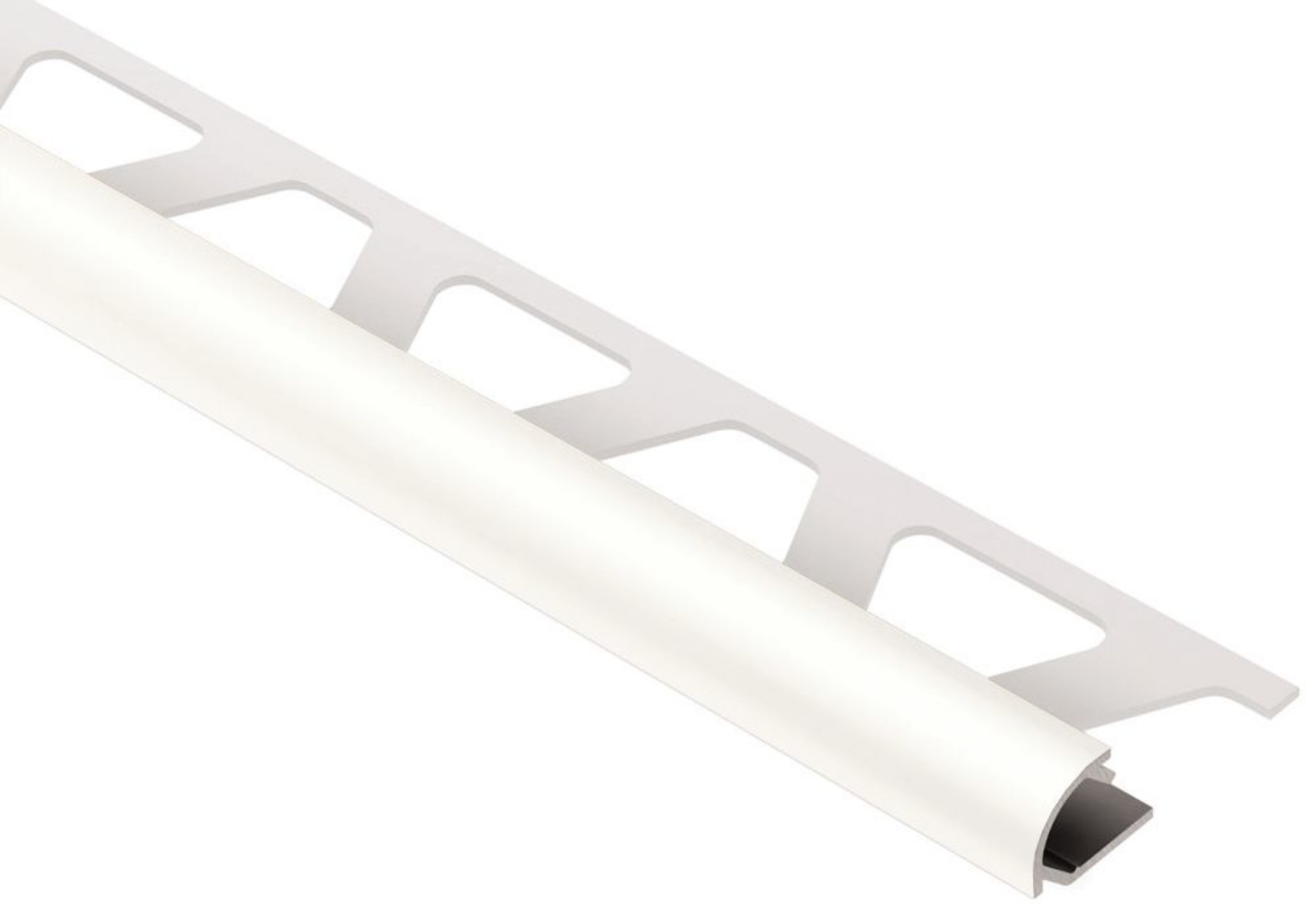 Schluter Rondec Profilé Rond 5/16" Alum Blanc RO80W