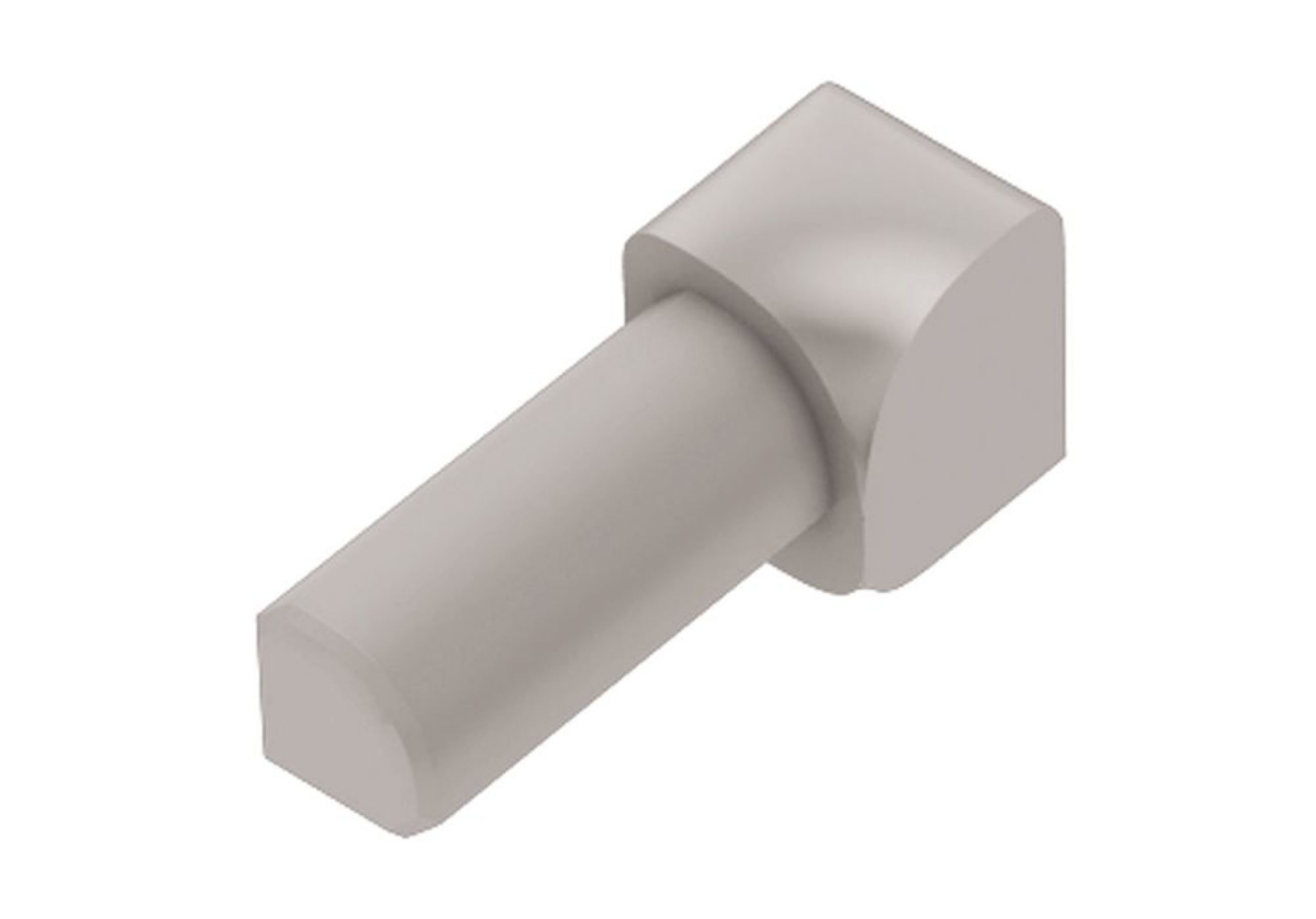 Schluter Rondec Coin Int 1/4" Pvc Gris Clair I/PRO60HG