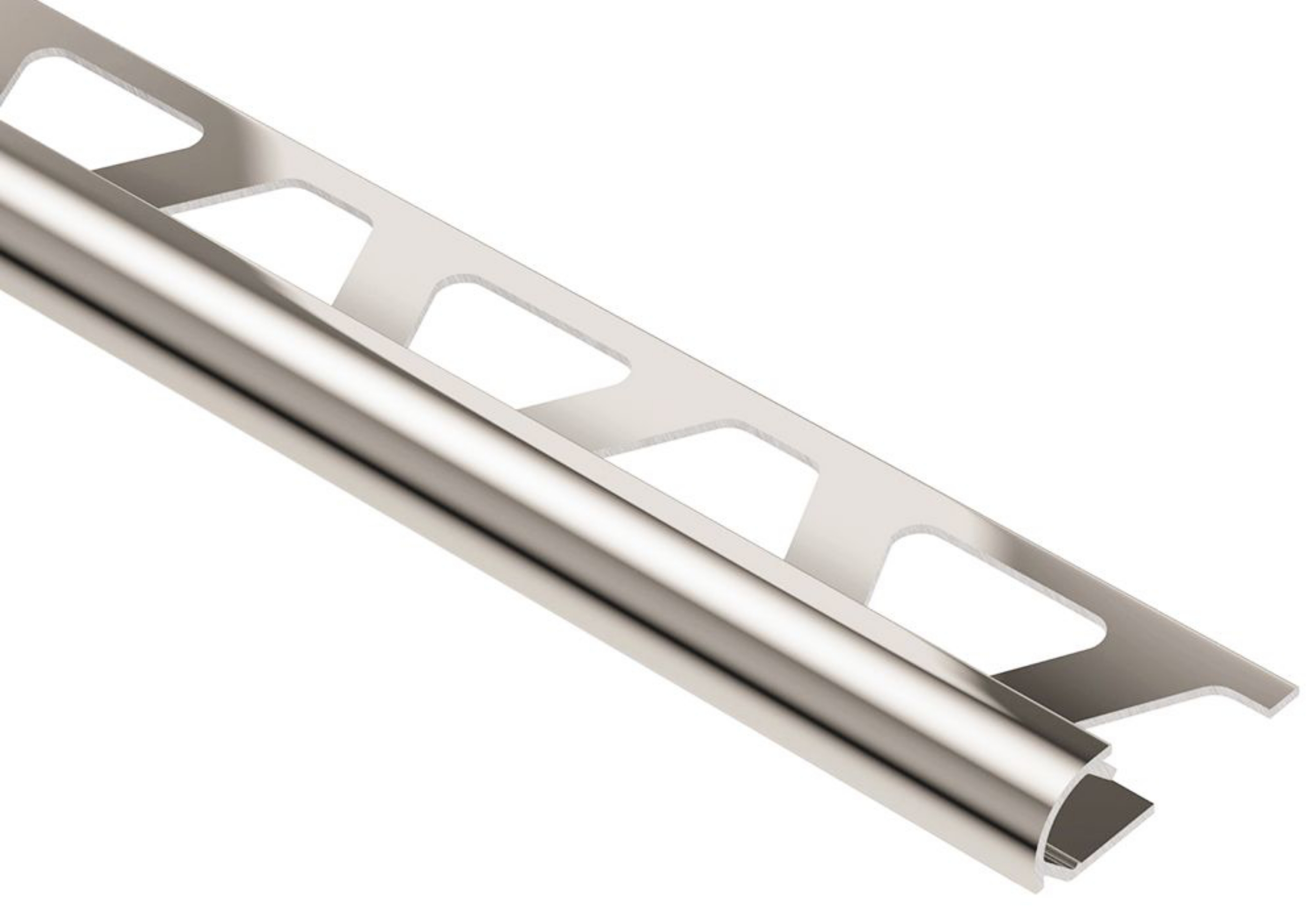Schluter Rondec Profilé Rond 1/4" Alum Nickel Poli RO60ATG