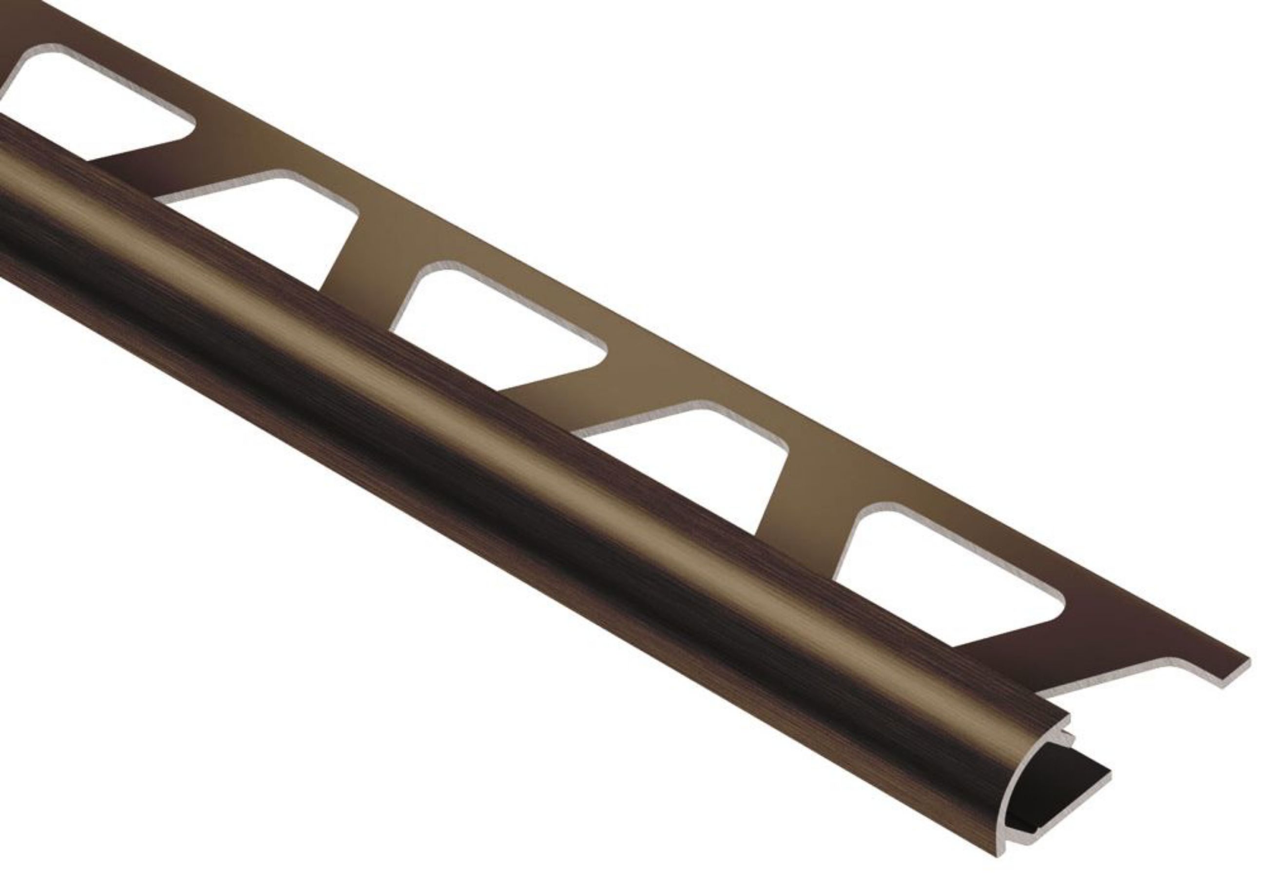 Schluter Rondec Profilé Rond 1/4" Alum Bronze Antq RO60ABGB