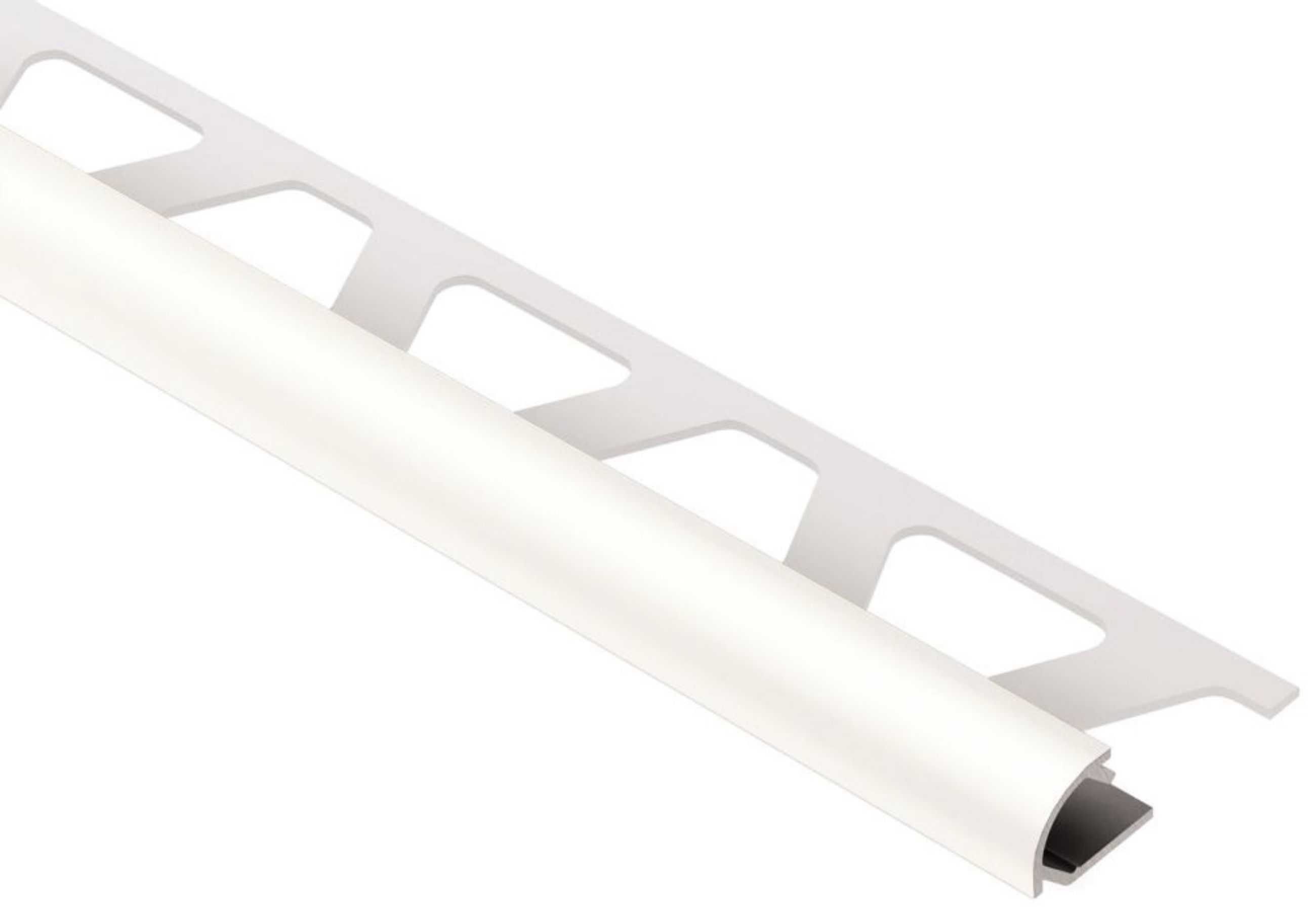 Schluter Rondec Profilé Rond 1/4" Alum Blanc RO60W