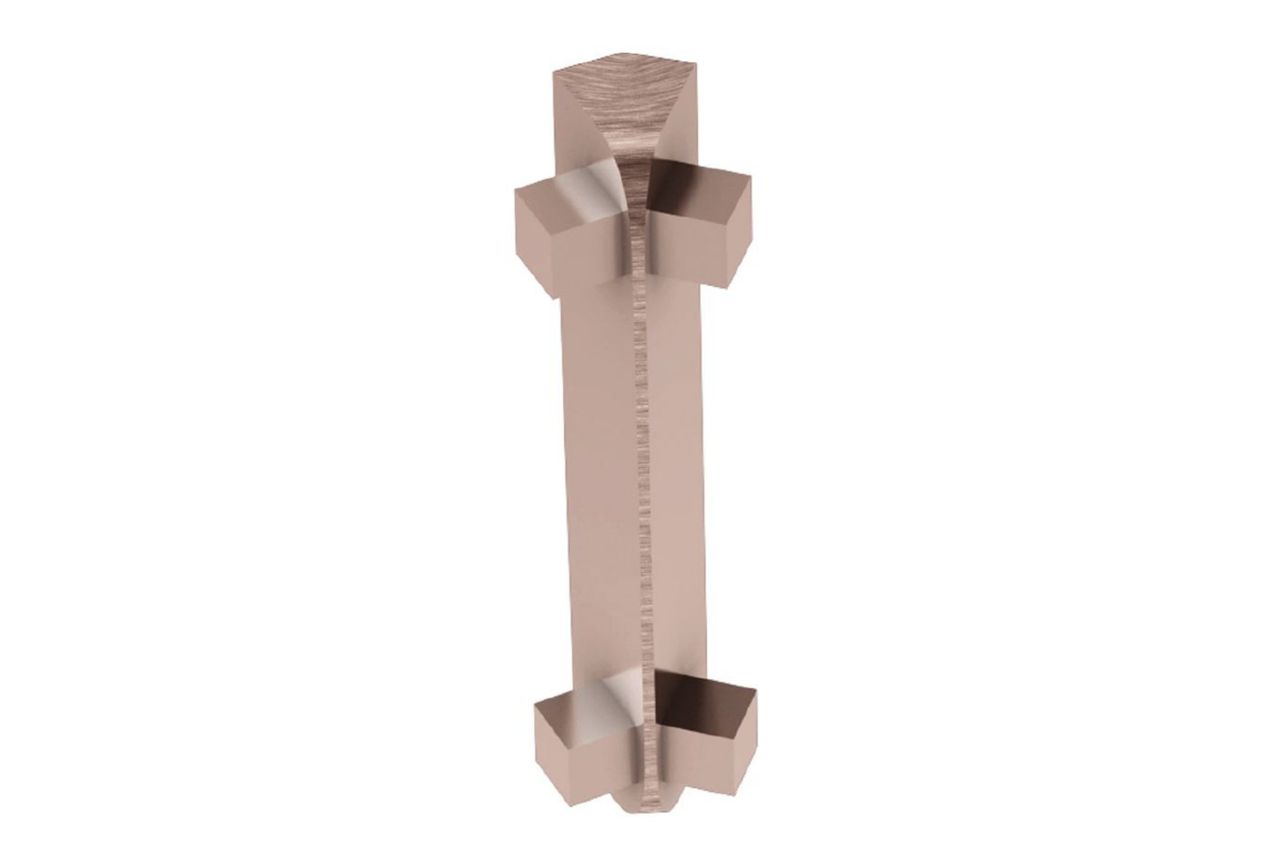 Schluter Rondec-Ct Coin Int 135° 1/2" Alum Cuivre Brossé I135RC125AKGB39