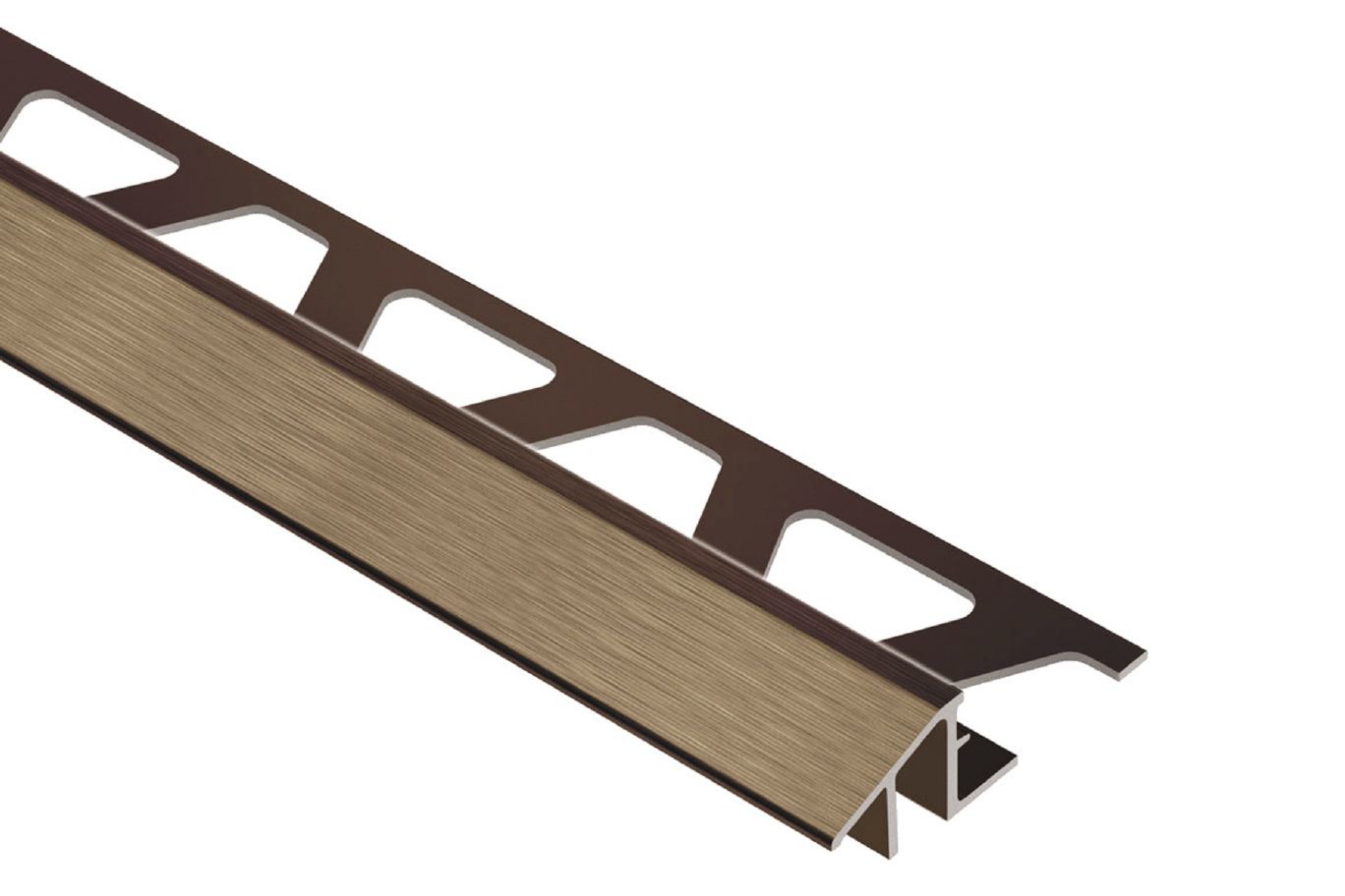 Schluter Reno-Tk Transition 1/2" Alum Bronze Antq ATK125ABGB
