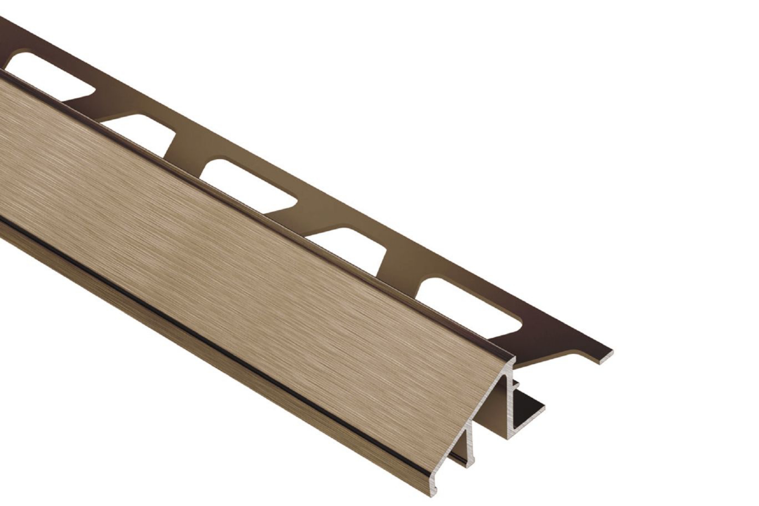 Schluter Reno-U Transition 5/16" Alum Bronze Antq AU80ABGB