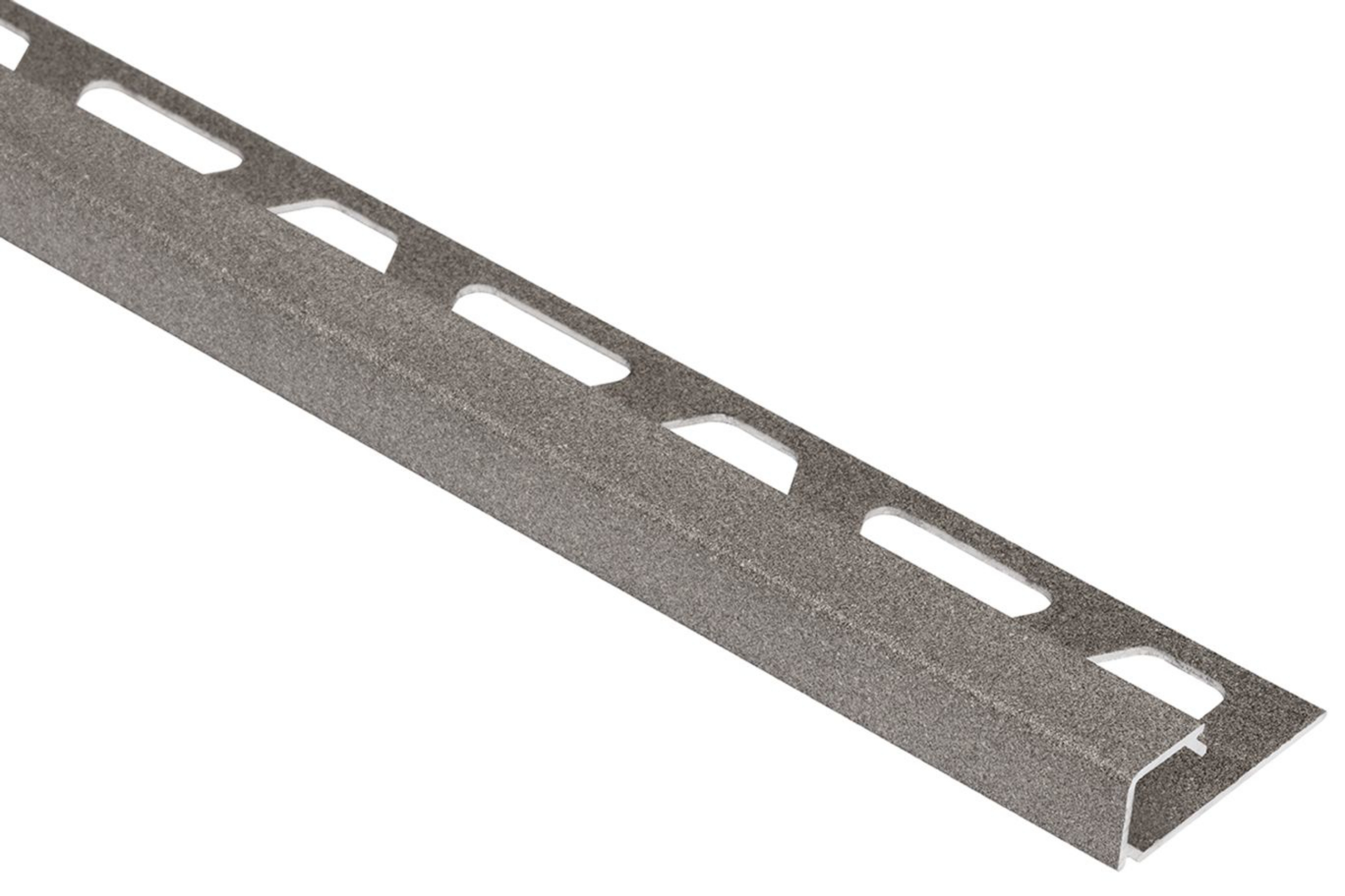 Schluter Quadec Profilé Carré 3/8" Alum Gris Pierre 10' Q100TSSG/300