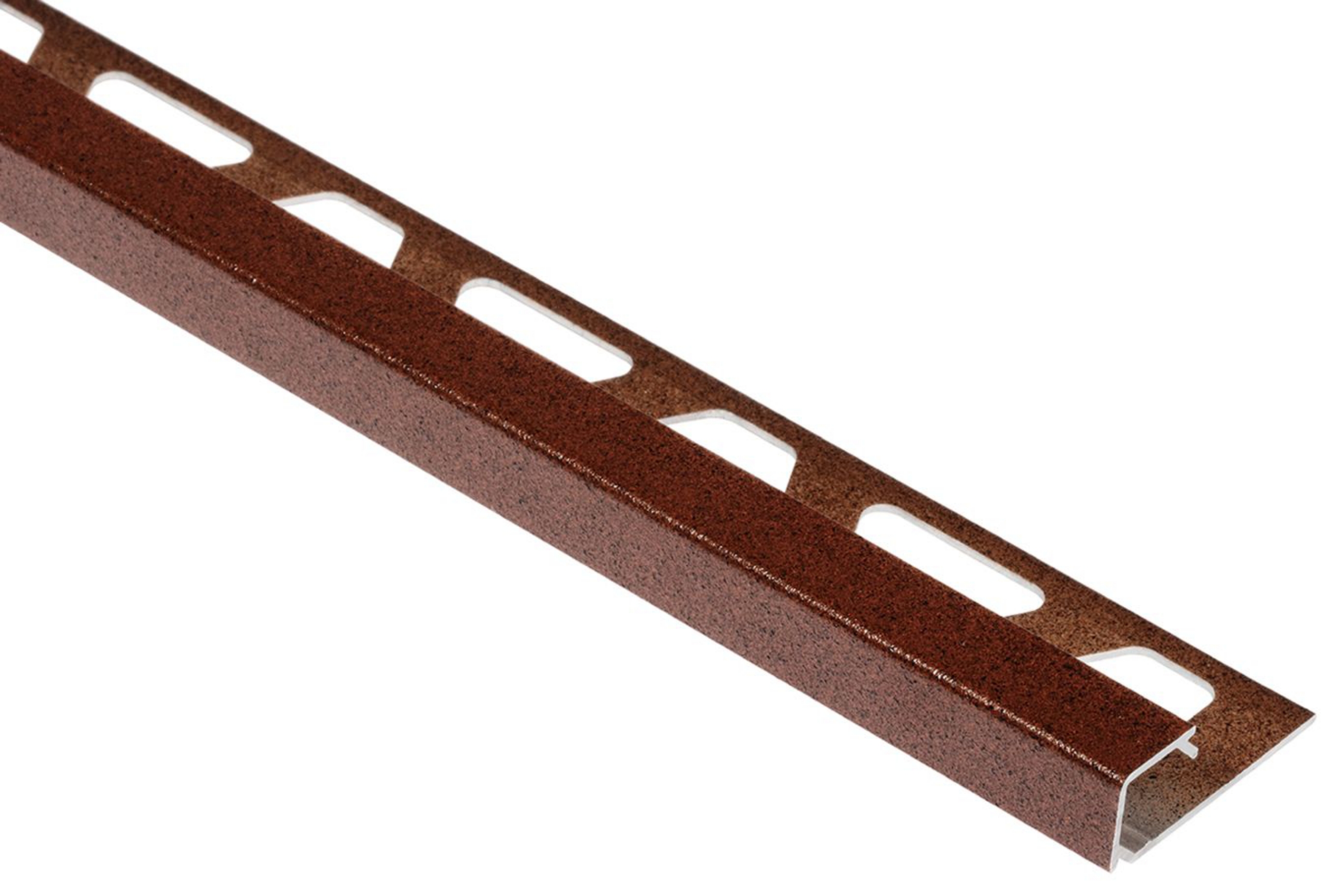 Schluter Quadec Profilé Carré 3/8" Alum Brun Rustique 10' Q100TSR/300
