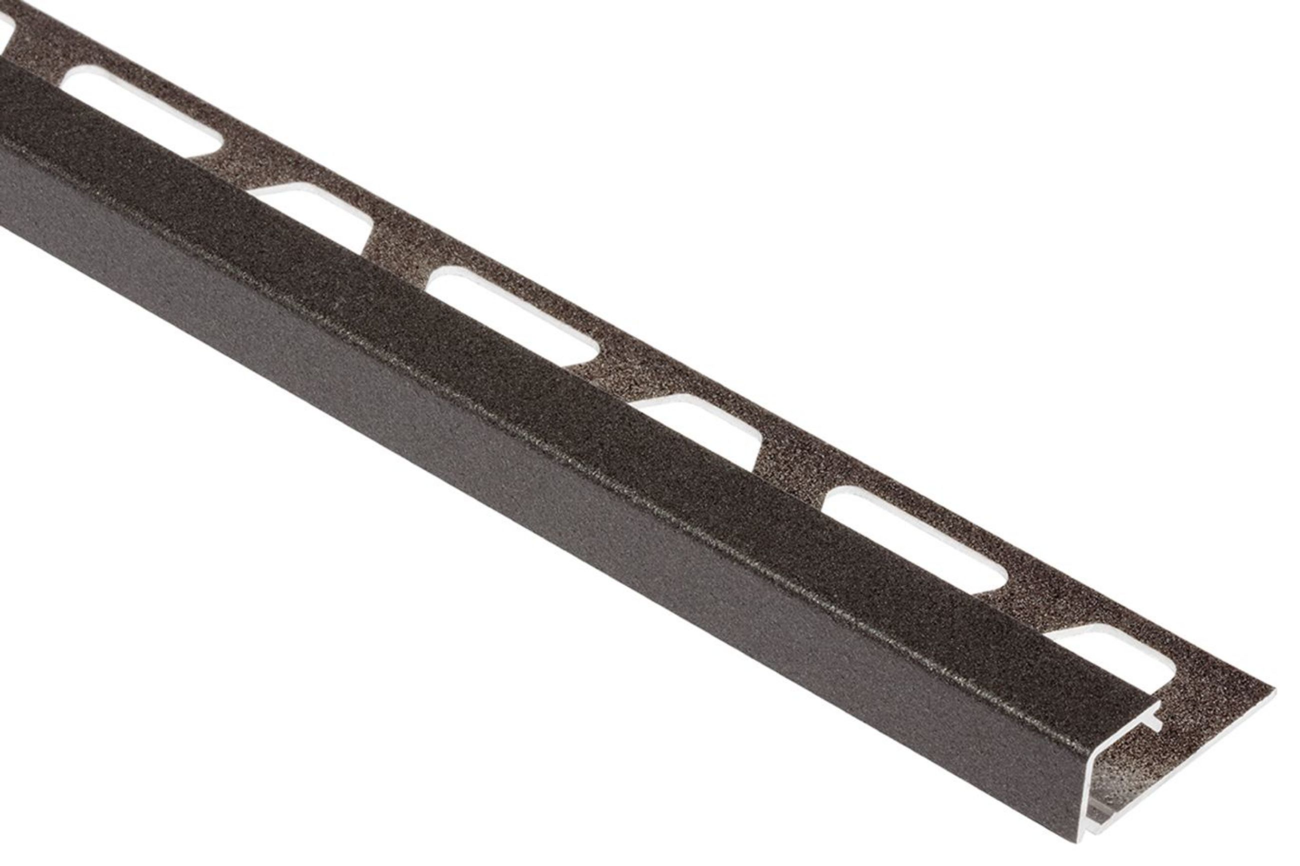 Schluter Quadec Profilé Carré 3/8" Alum Anthracite Foncé 10' Q100TSDA/300