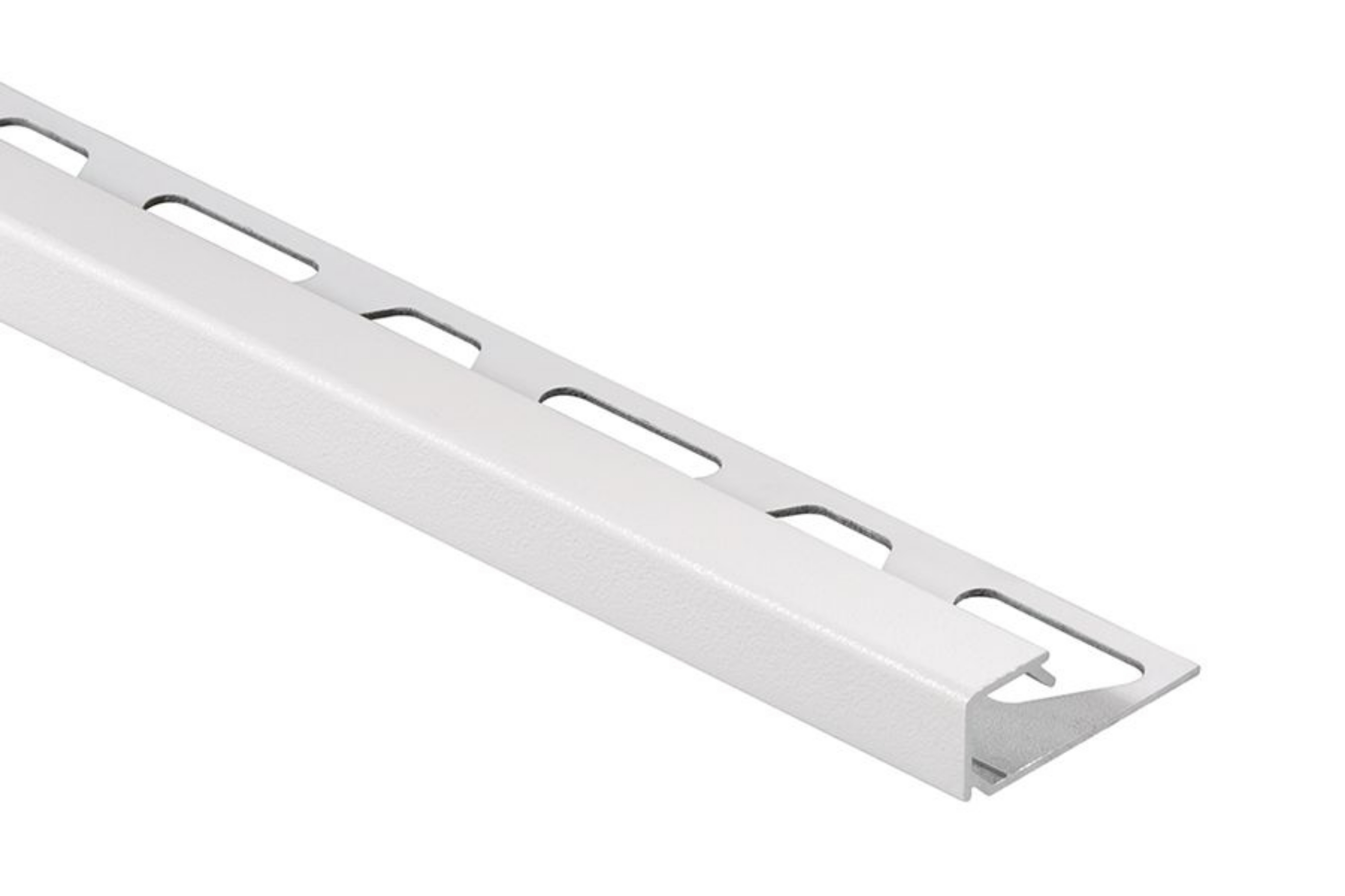 Schluter Quadec Profilé Carré 5/16" Alum Blanc Mat 10' Q80MBW/300
