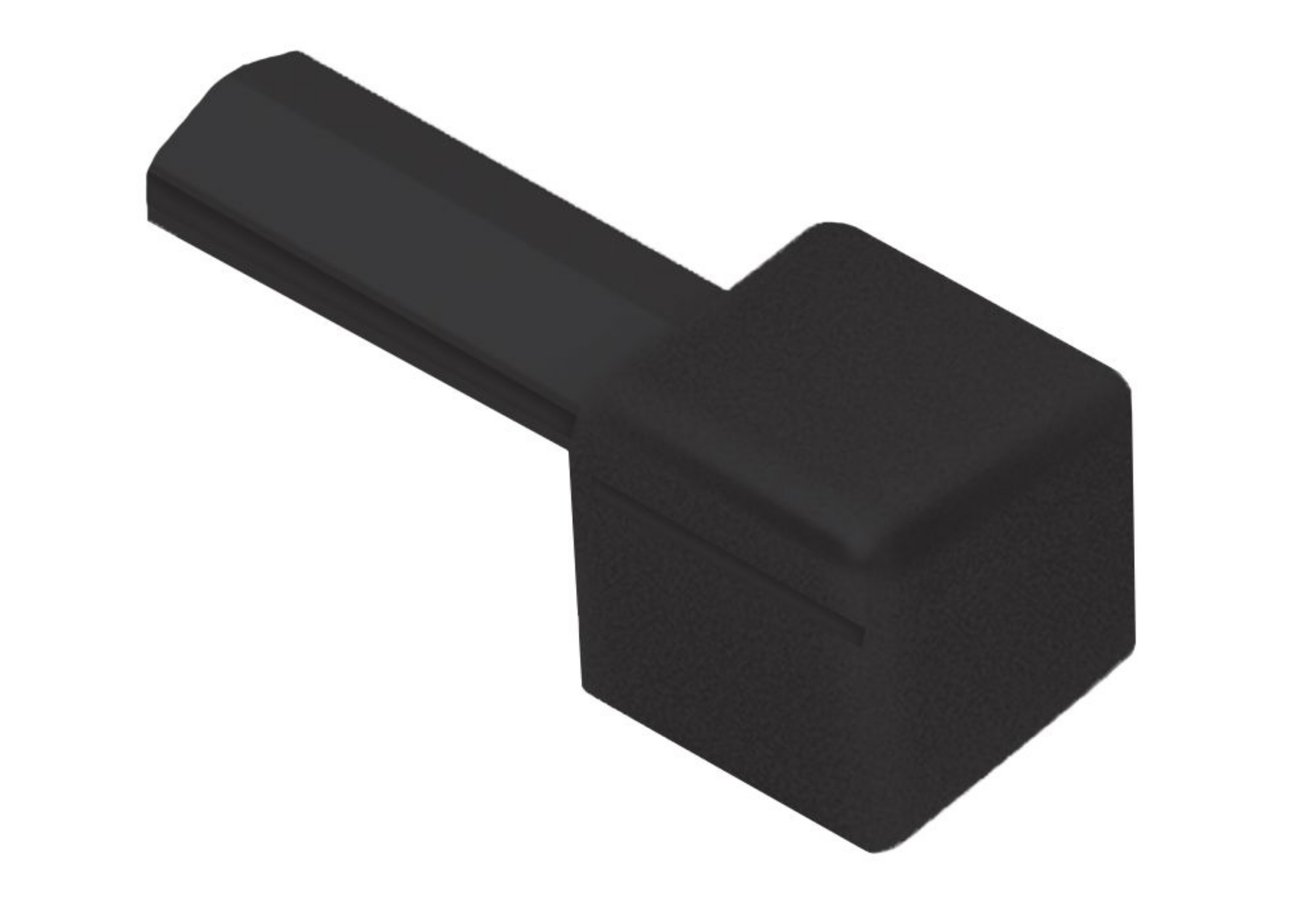 Schluter Quadec Coin Ext 1/2" Alum Noir Mat ED/Q125MGS