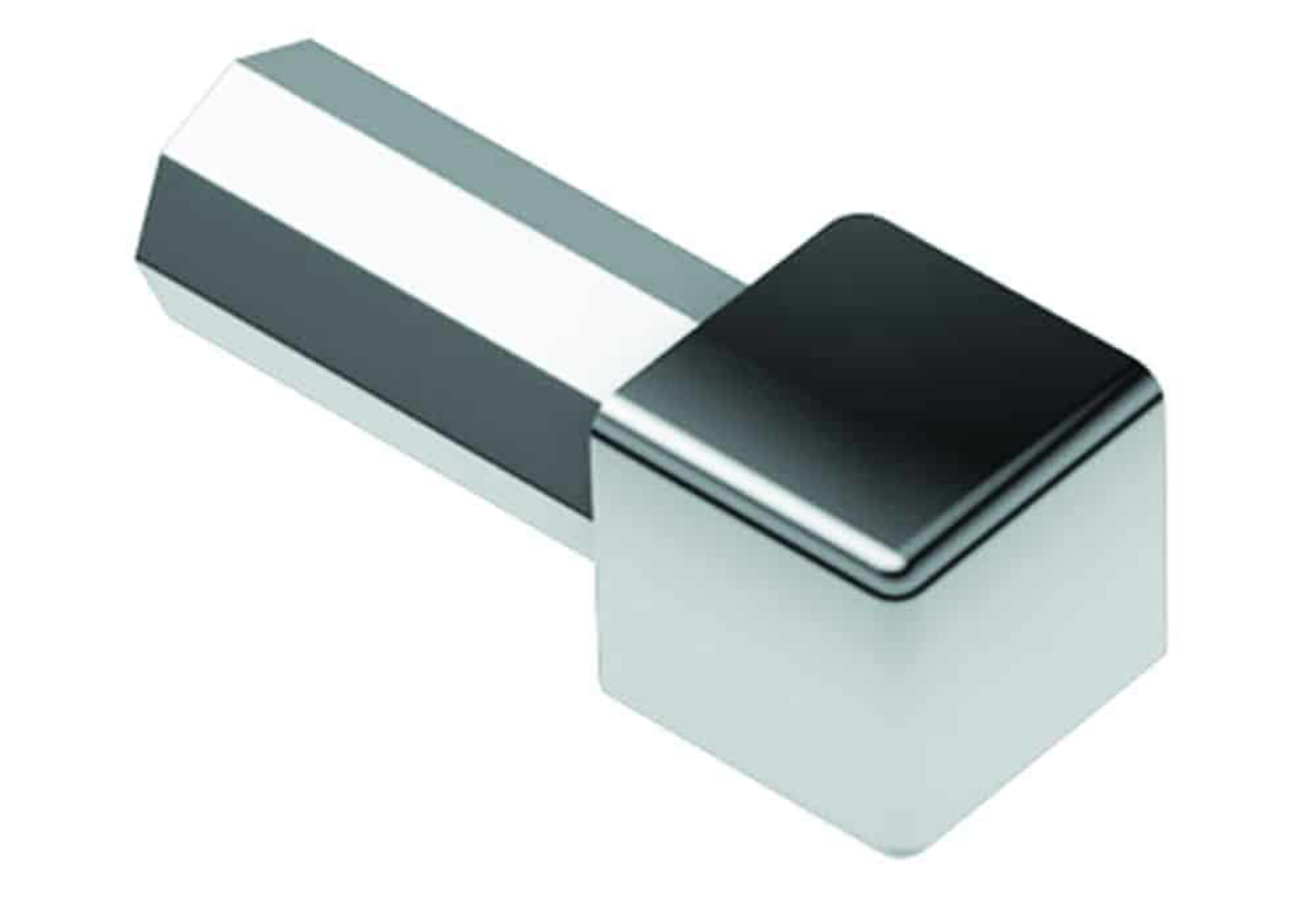 Schluter Quadec Coin Int/Ext 1/2" Laiton Chromé EV/Q125MC