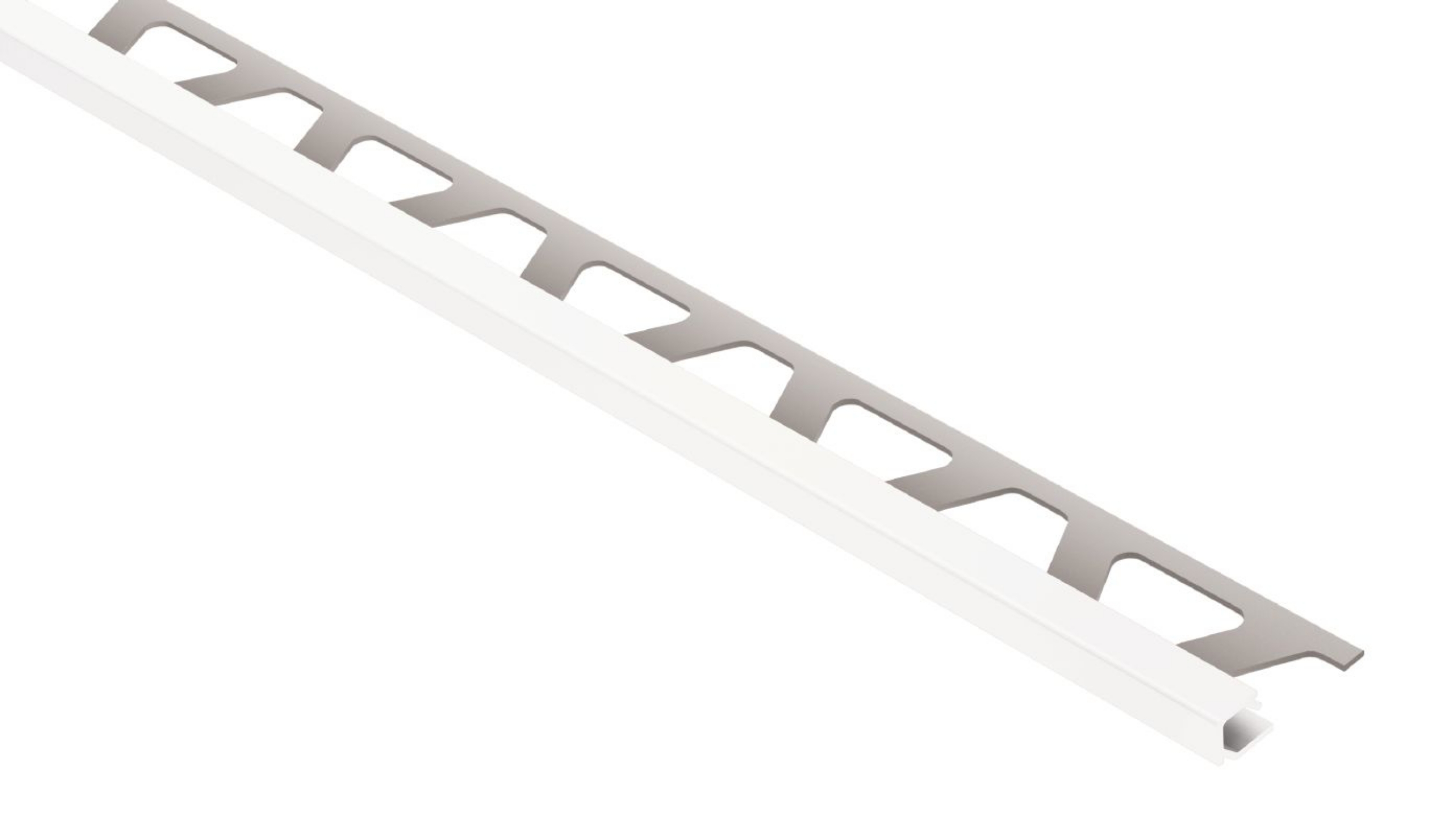 Schluter Quadec Profilé Carré  1/2" Alum Blanc Éclatant Q125BW
