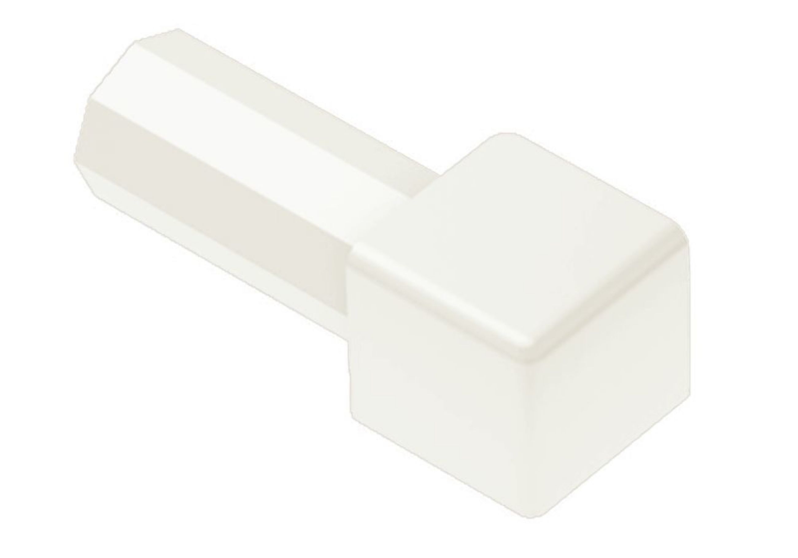 Schluter Quadec Coin Ext 3/8" Pvc Blanc E/PQ100W