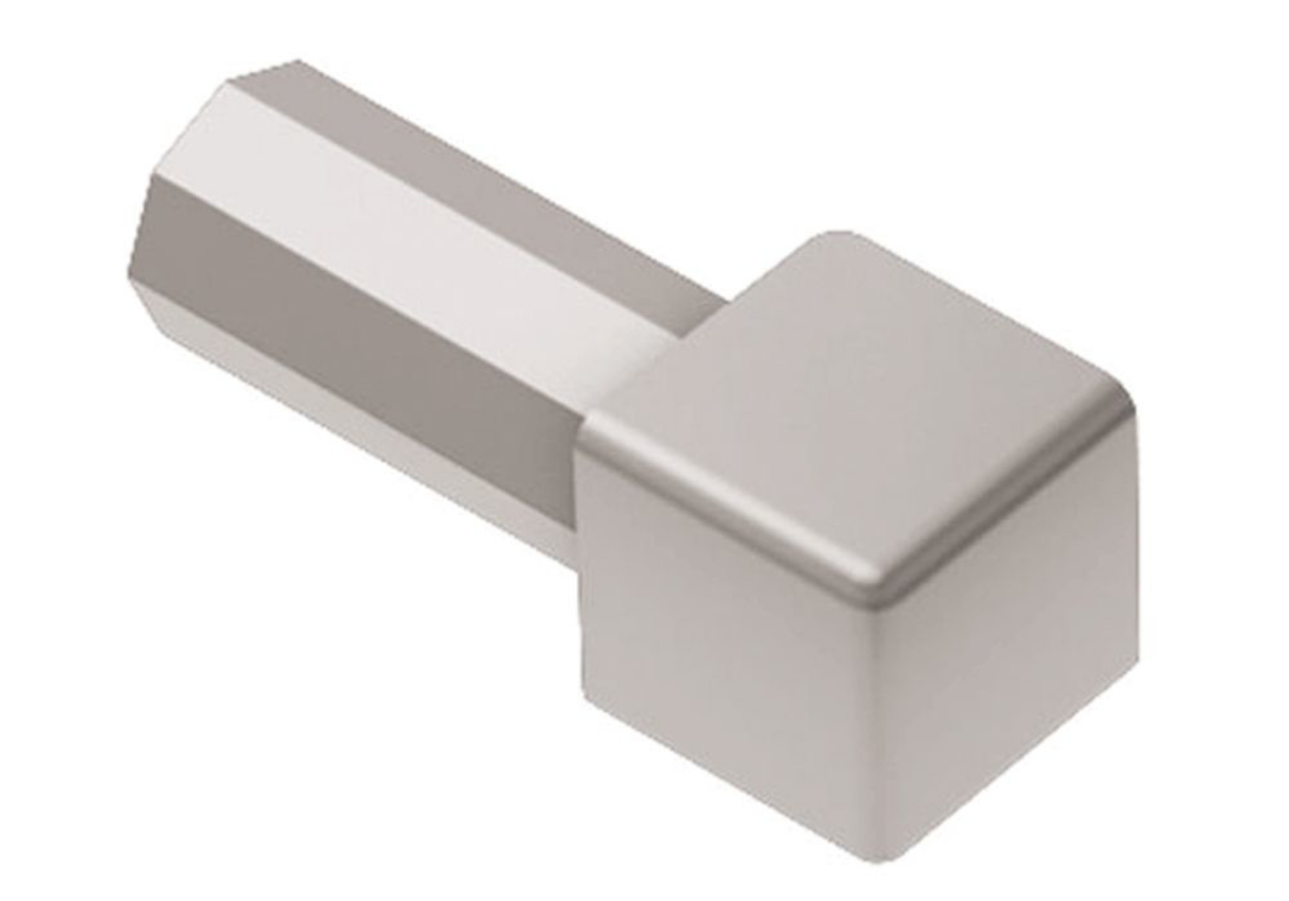 Schluter Quadec Coin Int/Ext 3/8" Alum Mat EV/Q100AE