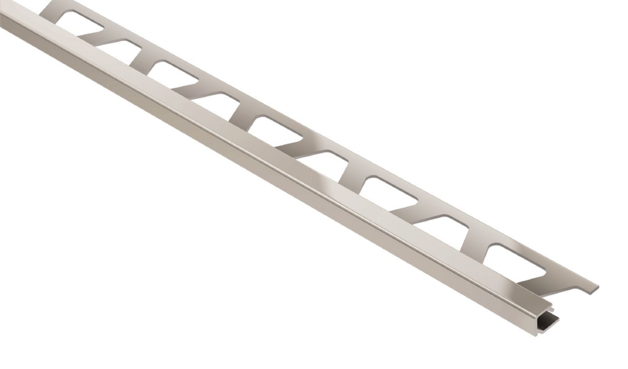 Schluter Quadec Profilé Carré 3/8" Alum Nickel Mat Q100AT