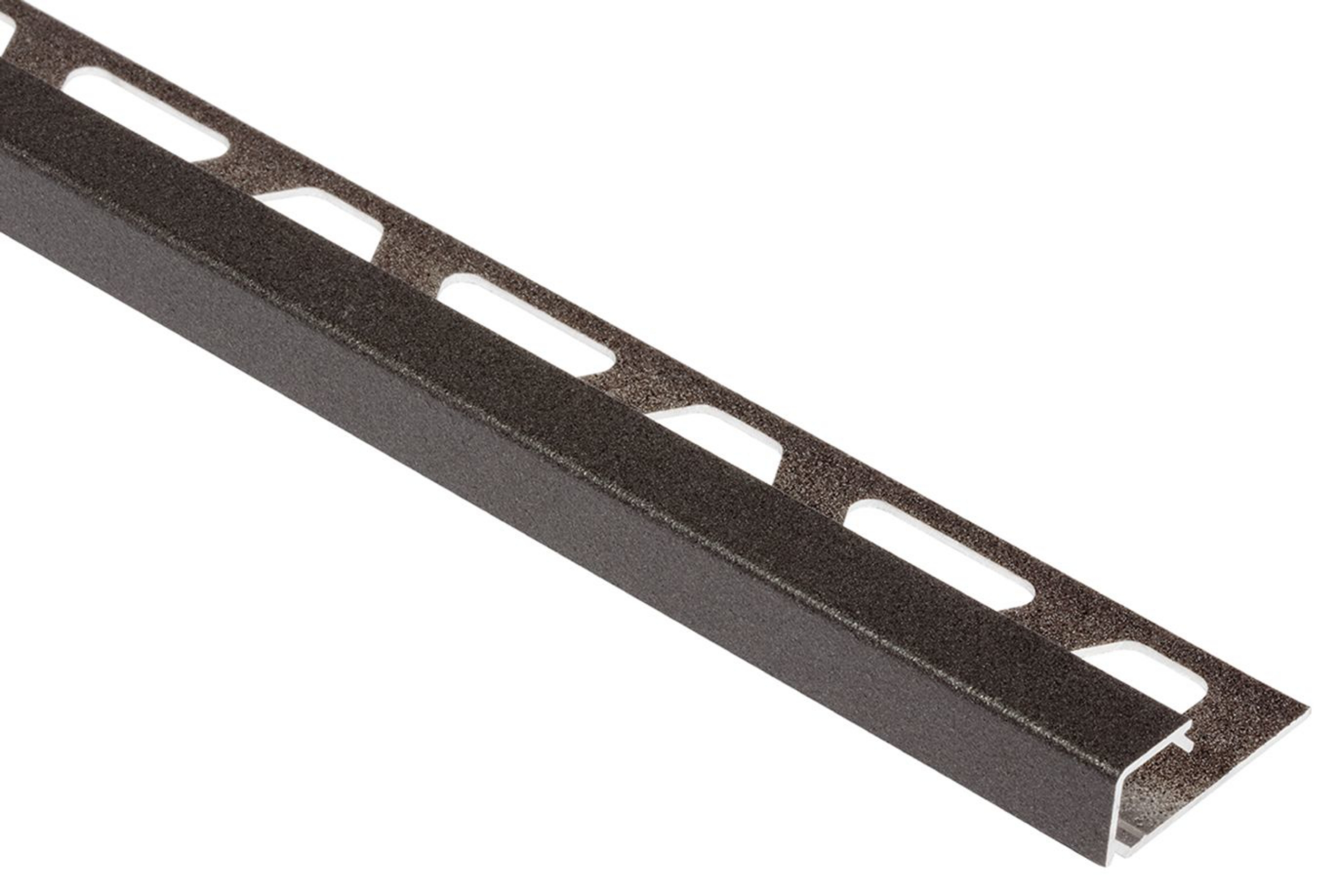 Schluter Quadec Profilé Carré 3/8" Alum Anthracite Foncé Q100TSDA