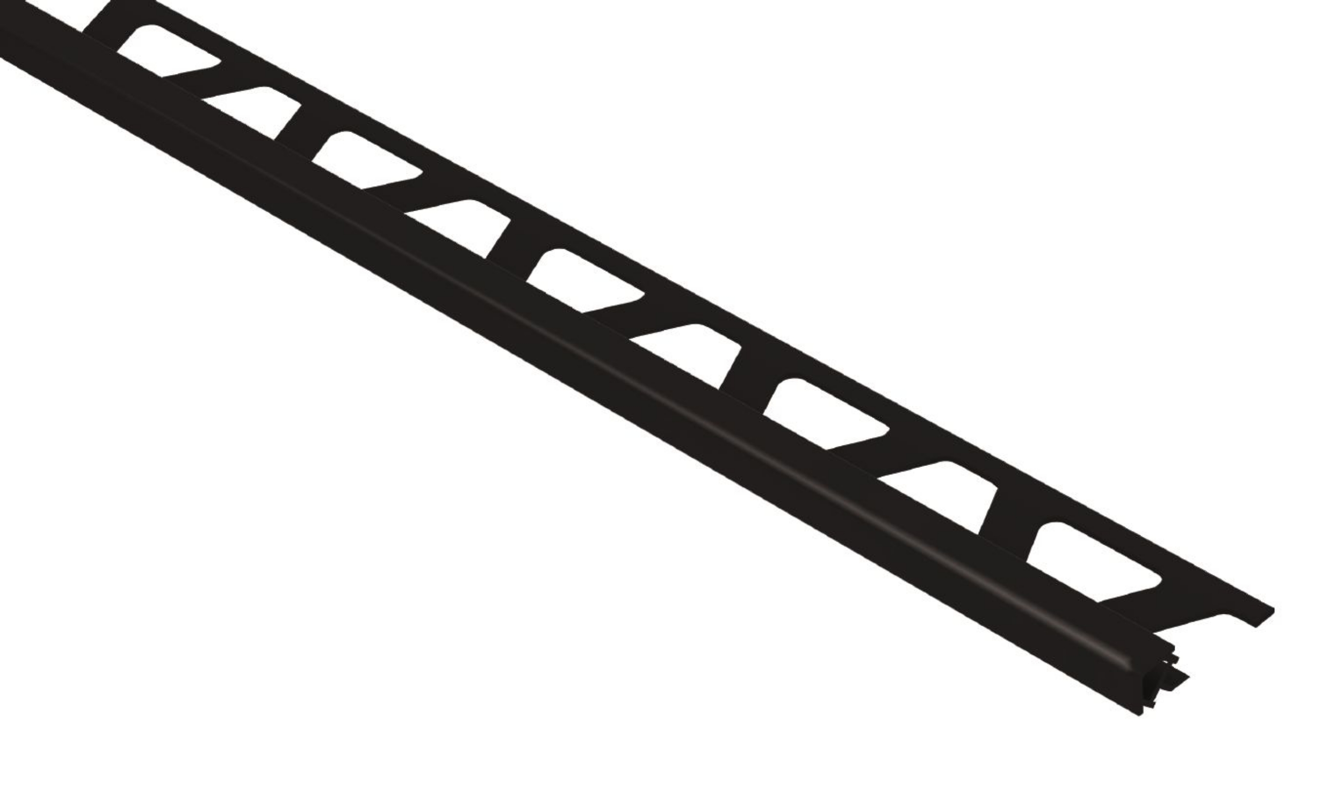 Schluter Quadec Profilé Carré 5/16" Pvc Noir PQ80GS