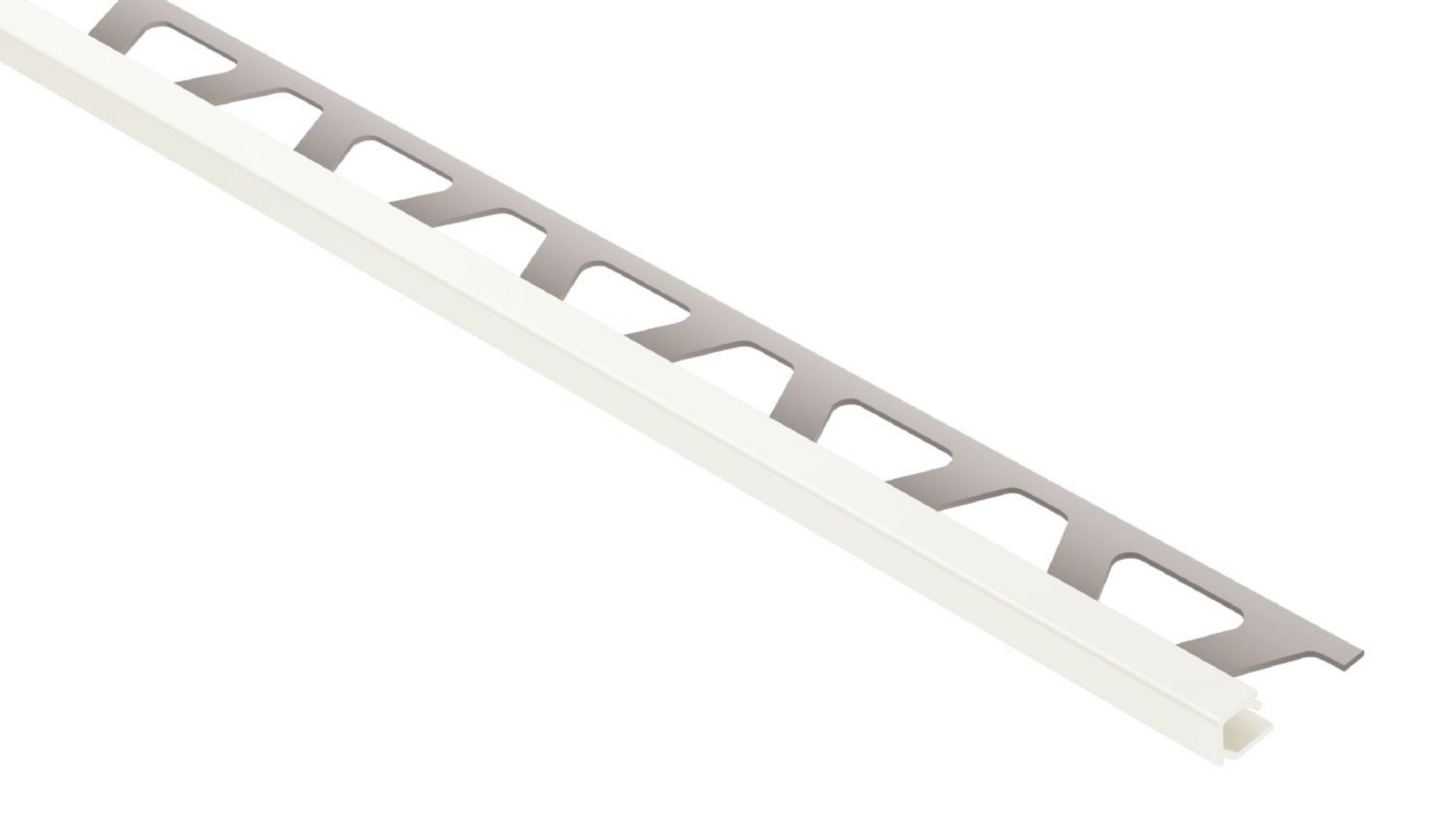 Schluter Quadec Profilé Carré  1/4" Alum Blanc Q60W