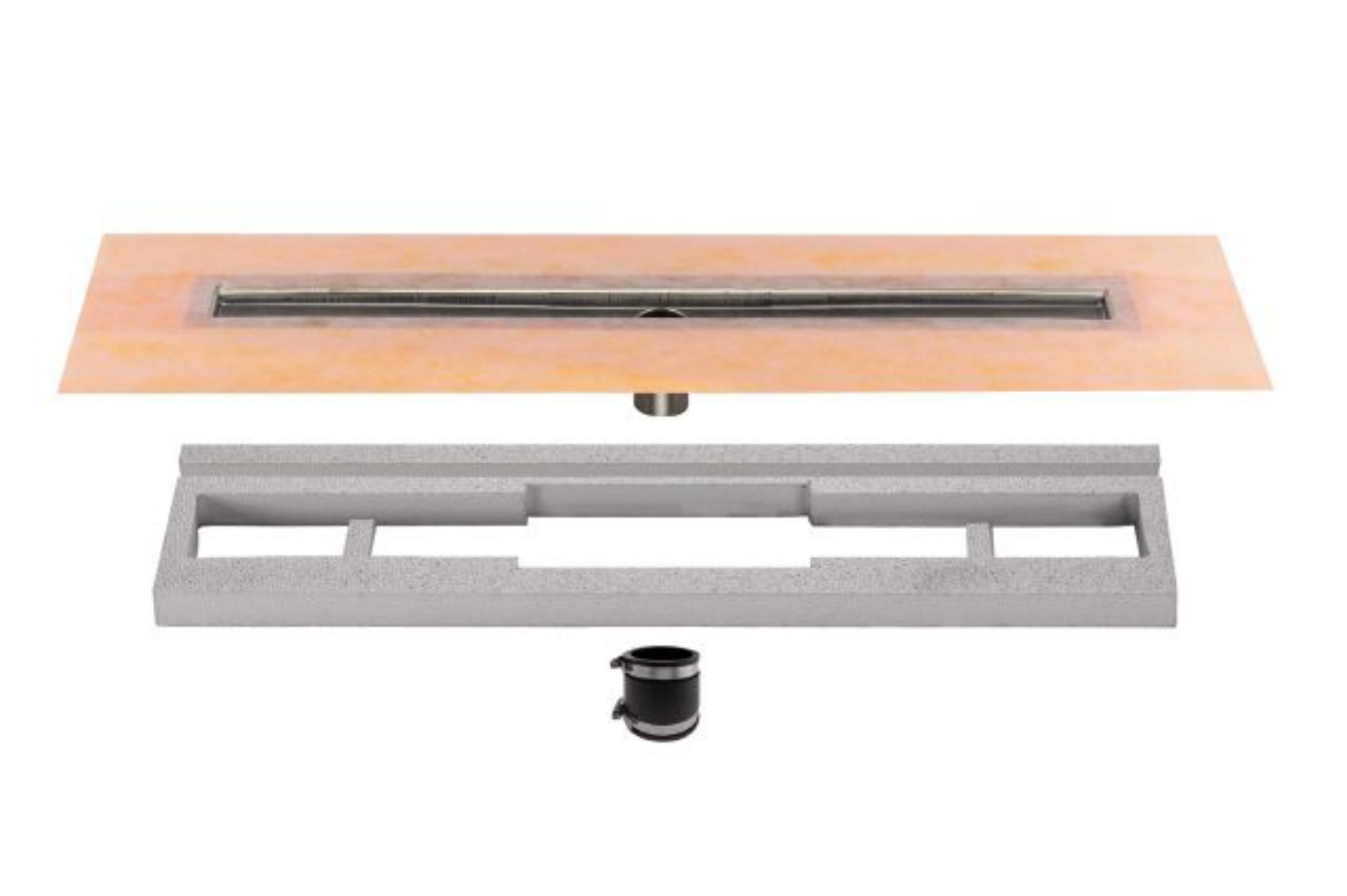 Schluter KERDI-LINE Longer Drains KLV60E160 STAINLESS STEEL 