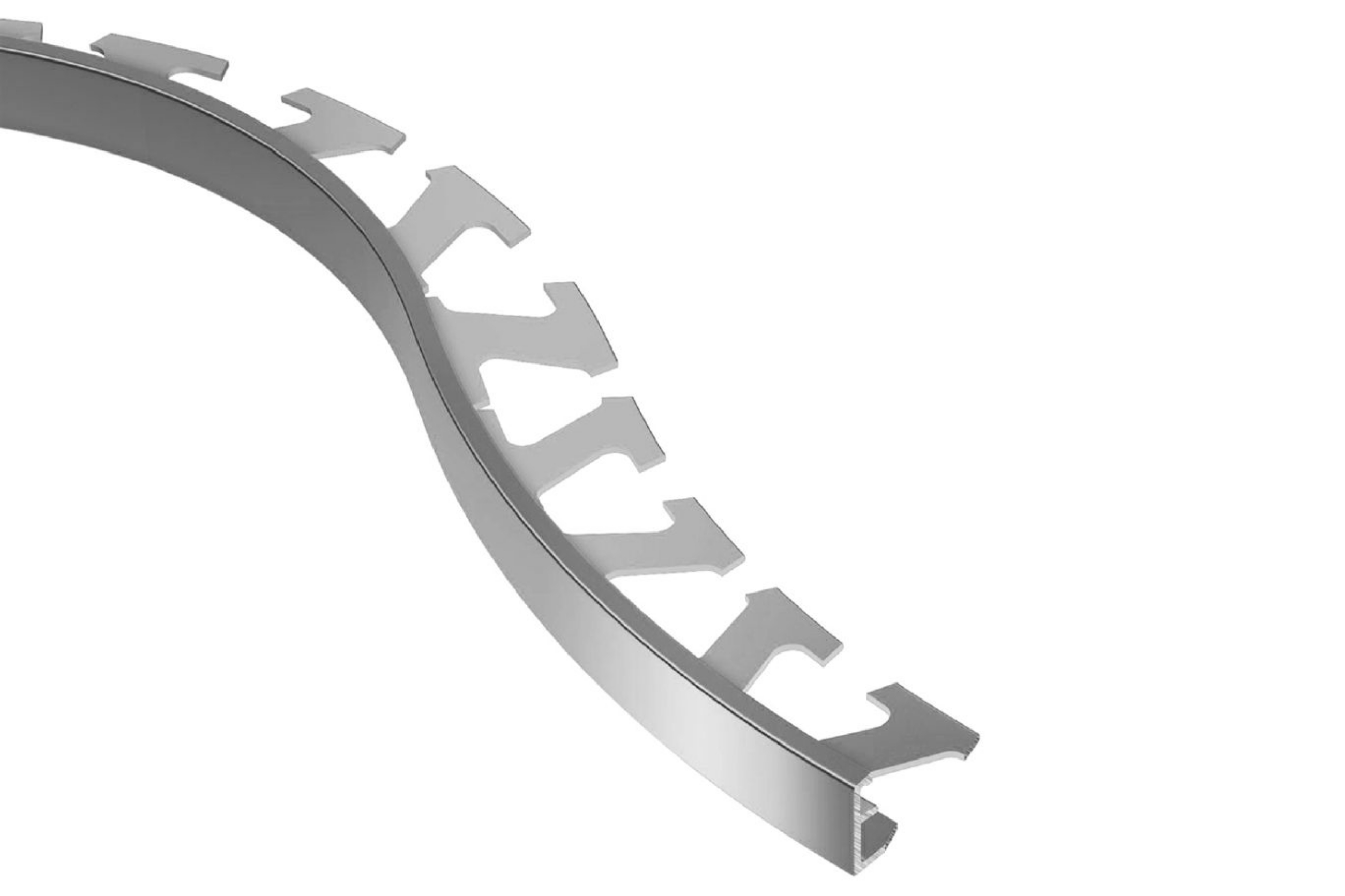 Schluter Schiene-Radius Profilé 1/2" Alum Chromé Poli R/A125ACG