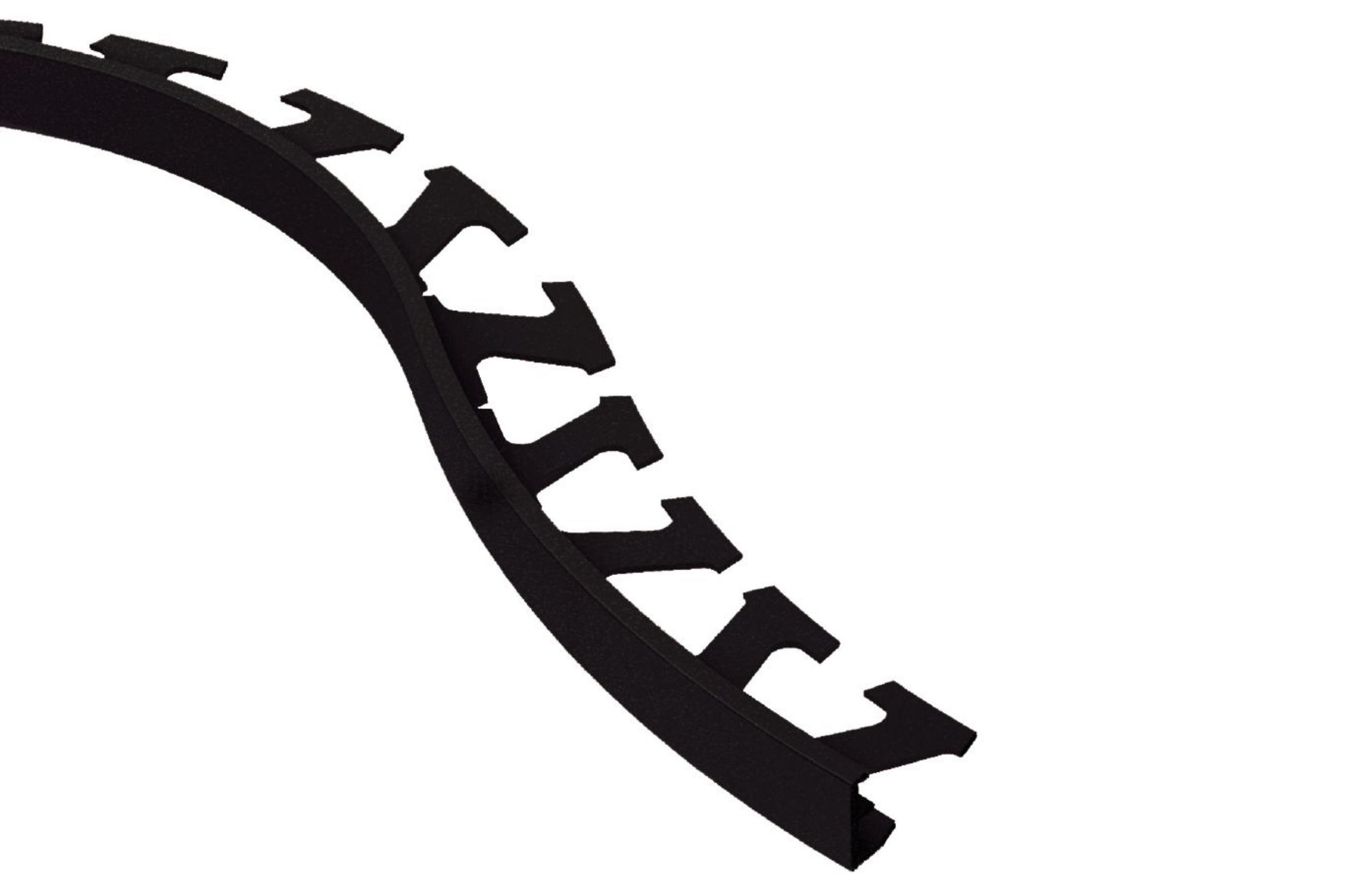 Schluter Schiene-Radius Profilé 1/2" Alum Noir Mat R/A125MGS