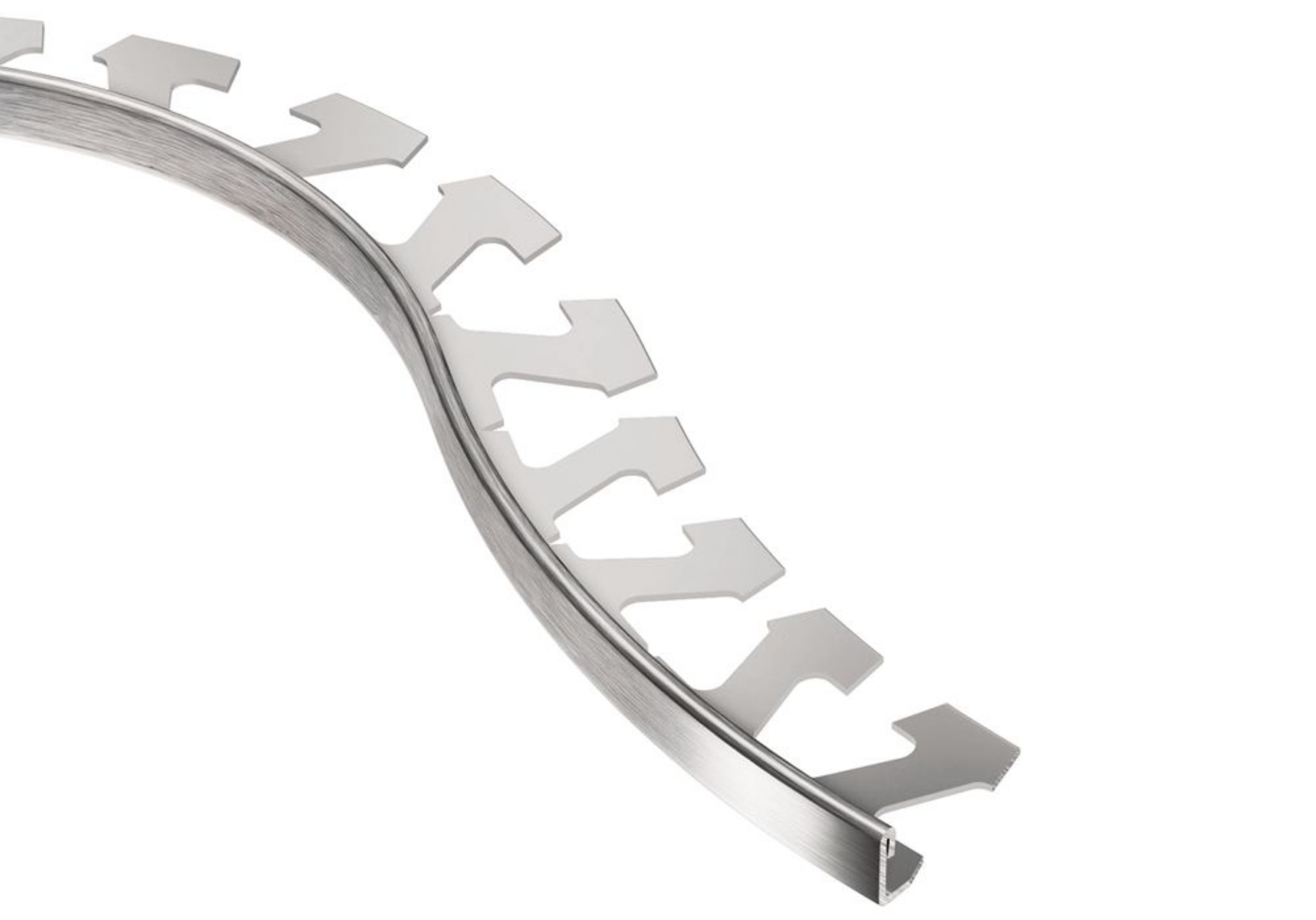 Schluter Schiene-Radius Profilé 1/2" Alum Chrome Brossé R/A125ACGB