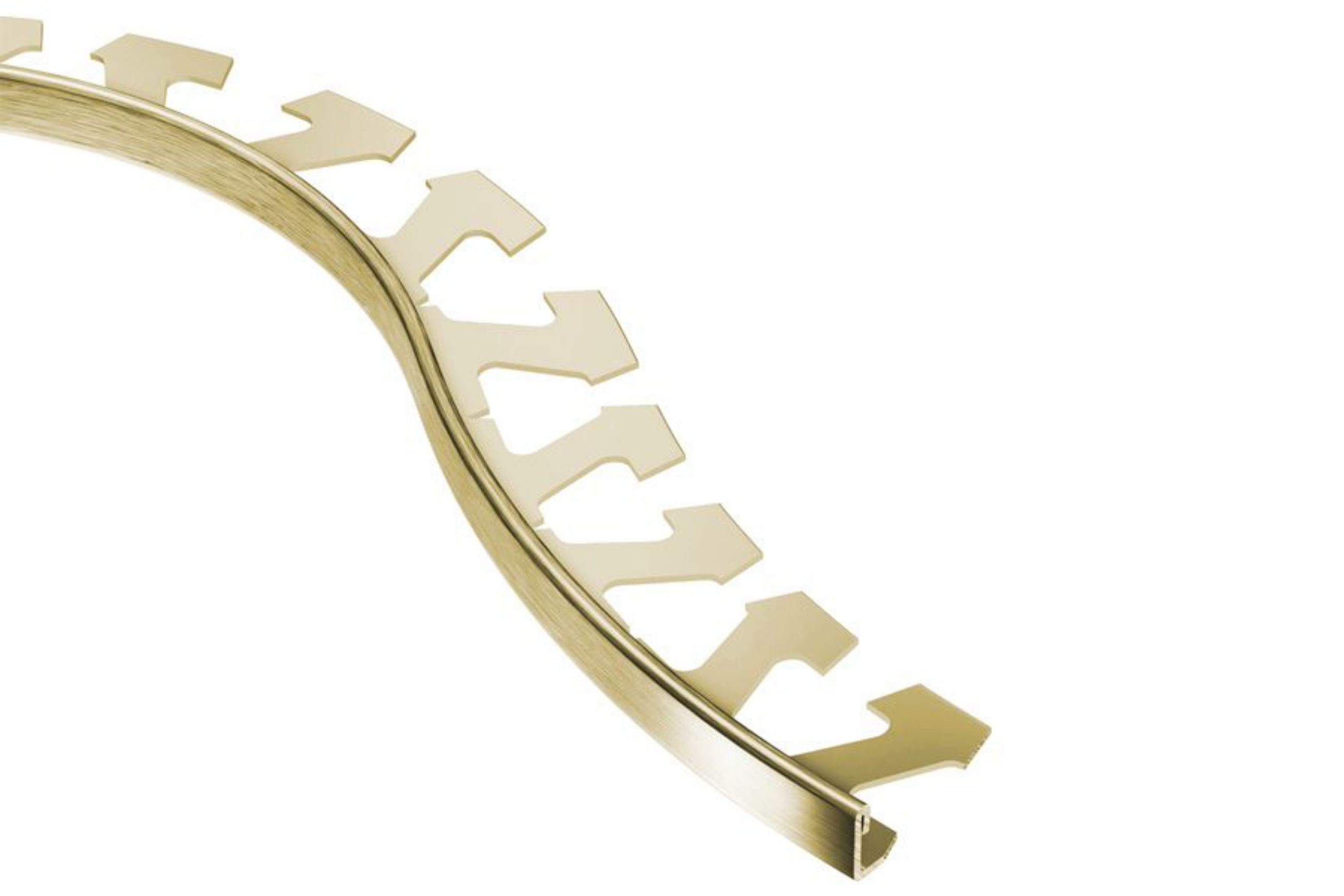 Schluter Schiene-Radius Profilé 1/2" Alum Laiton Brossé R/A125AMGB