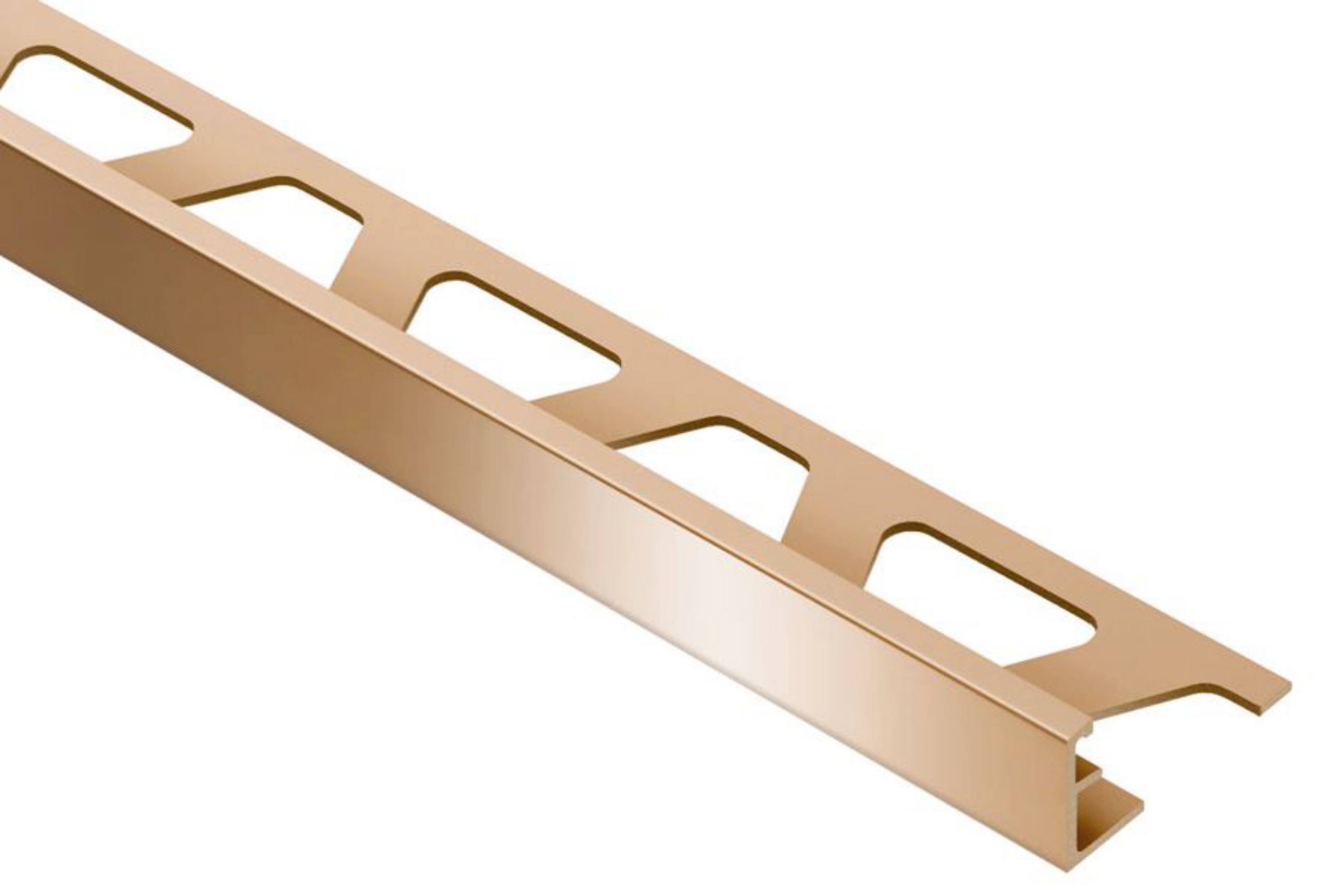 Schluter Schiene Profilé 1/4" Alum Cuivre Poli A60AKG