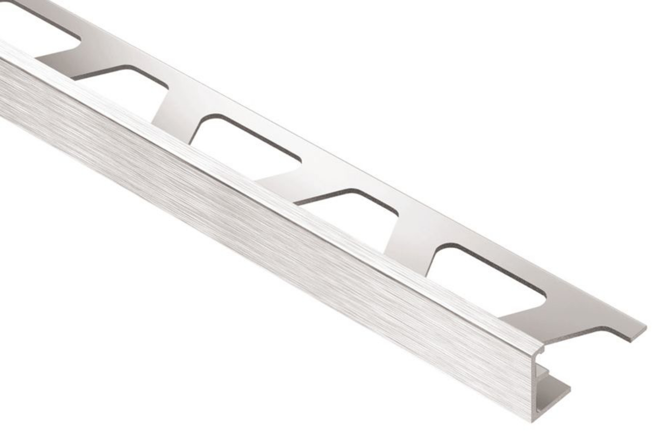 Schluter Schiene Profilé 1/4" Alum Chromé Brossé A60ACGB