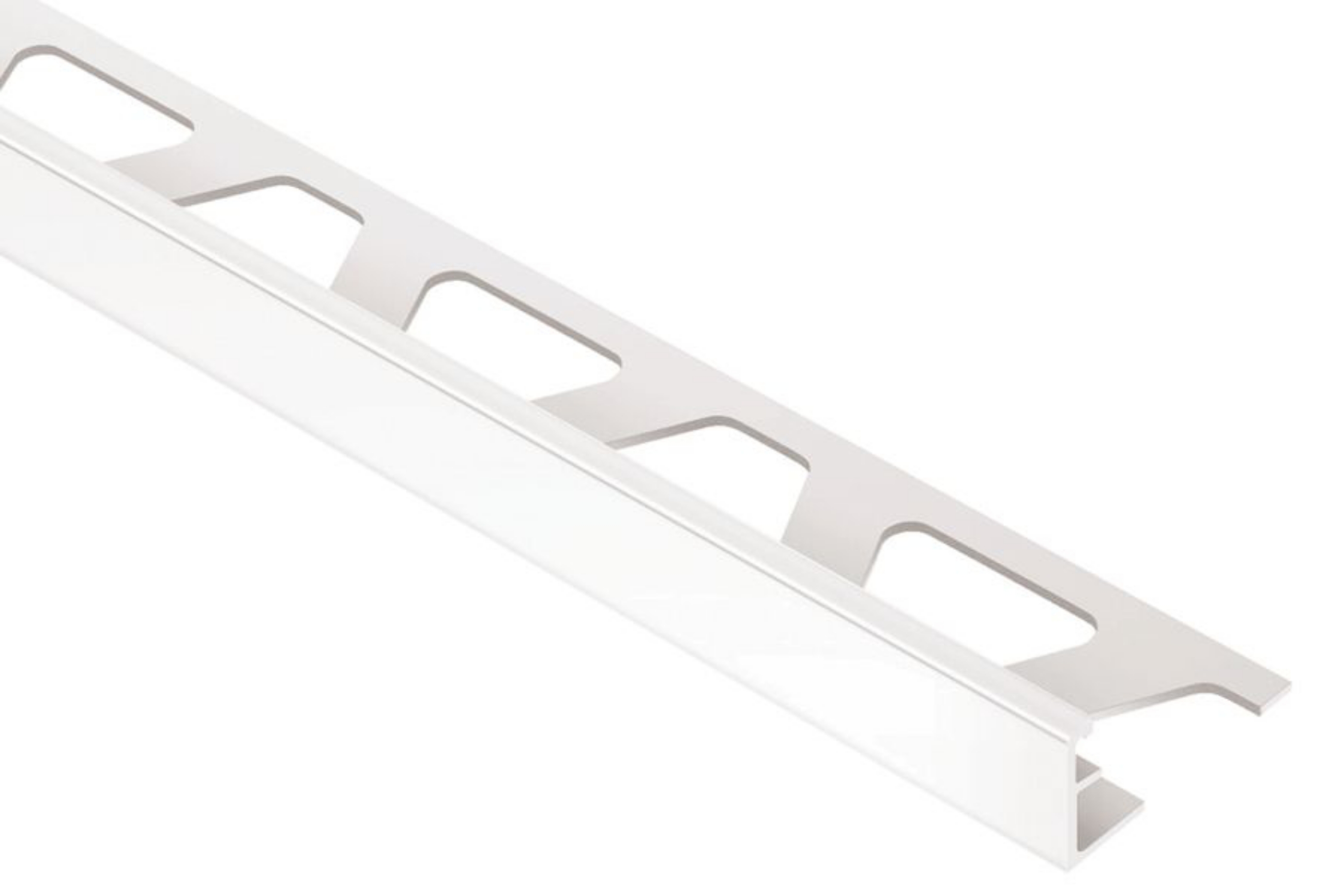 Schluter Jolly-P Profilé 1/4" Pvc Gris Clair HG60