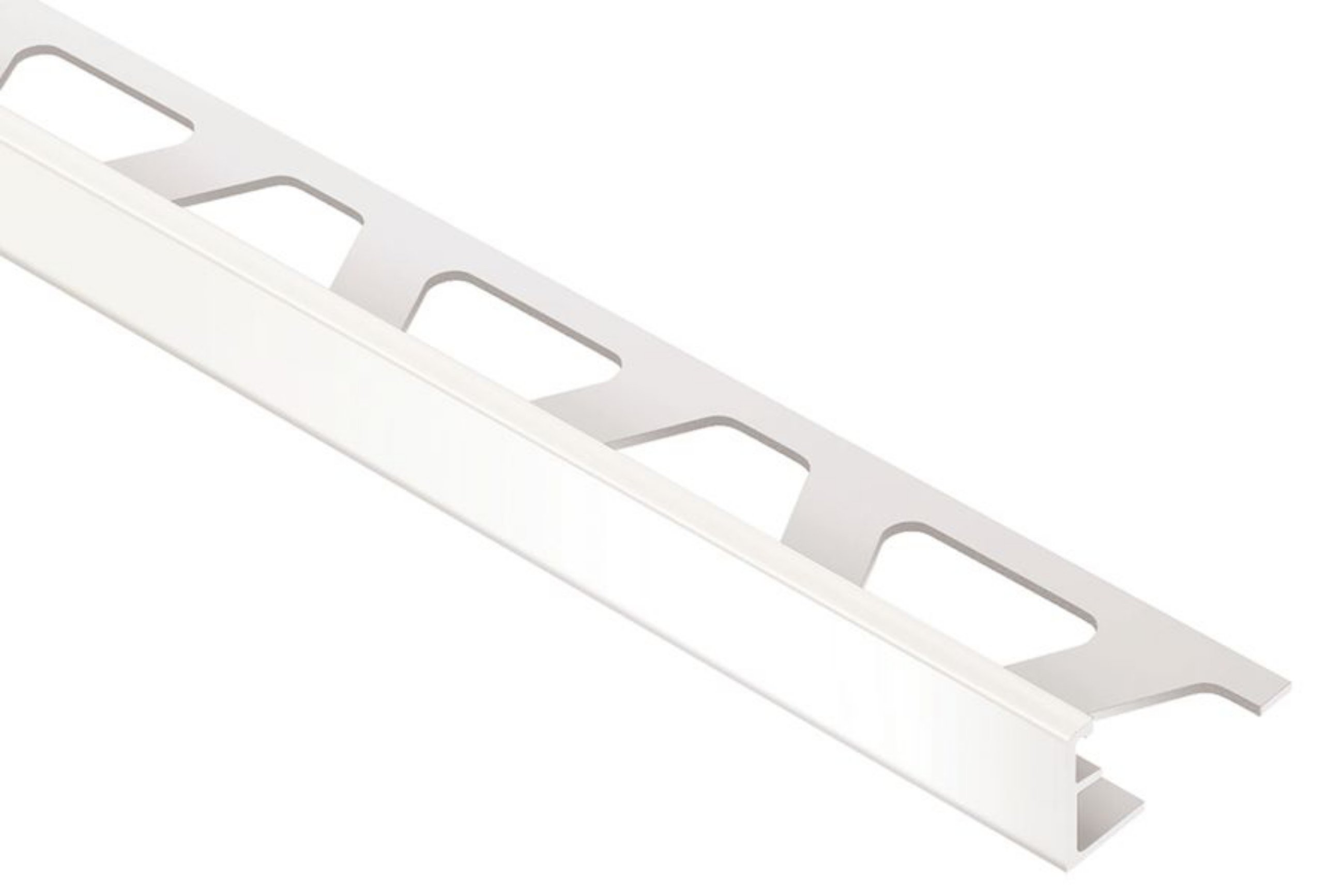 Schluter Schiene Profilé 1/4" Alum Blanc A60W