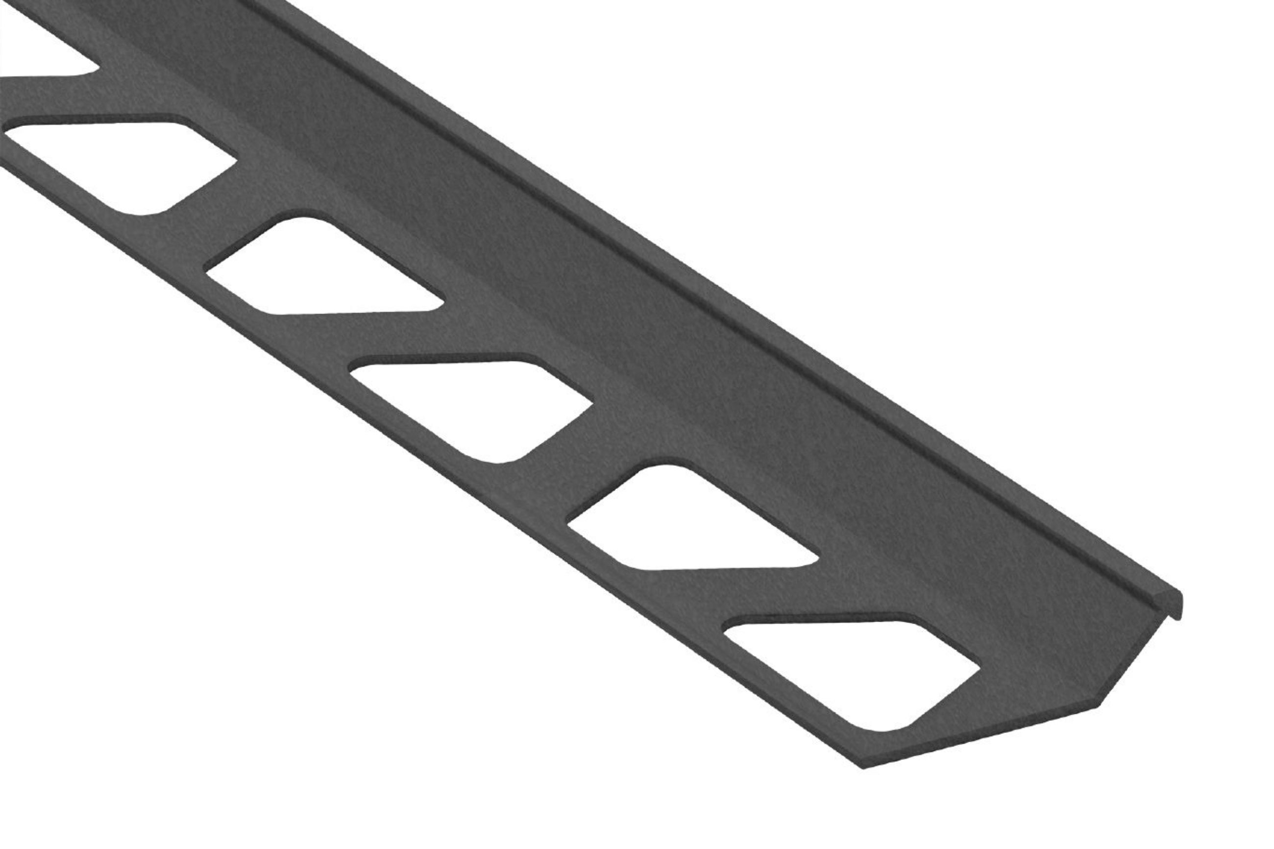 Schluter Finec Profilé 1/2" Alum Anthracite Clair F125TSLA