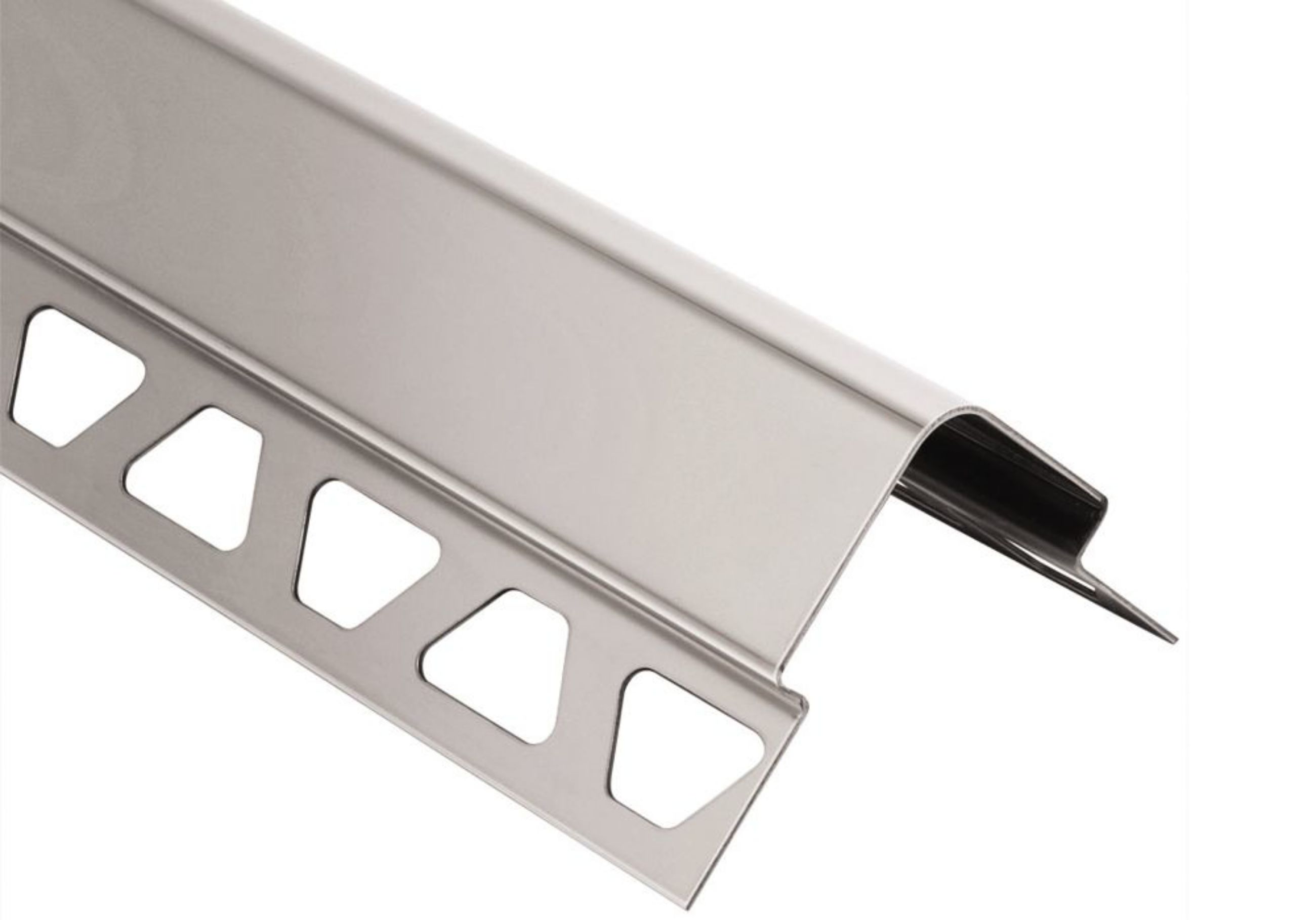 Schluter Eck-E W=1-15/32" H=5/16" Inox 4' 11" E37V2A80/150