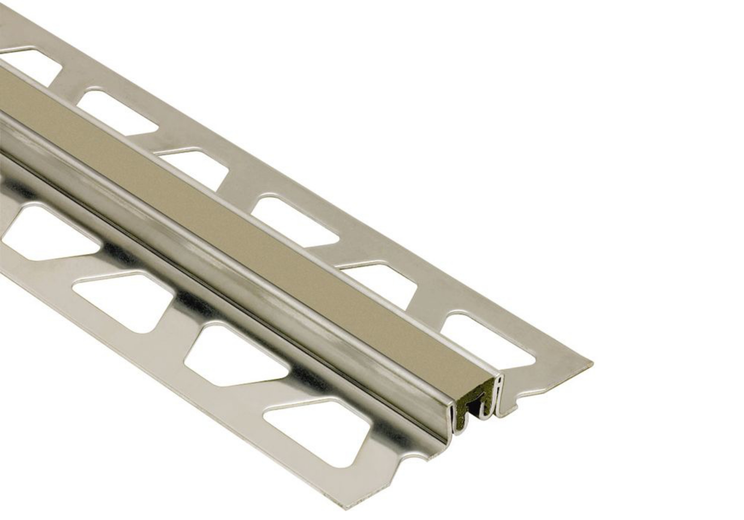 Schluter Dilex-Ksn 13/16" Inox / Joint 7/16" Gris EKSN210G