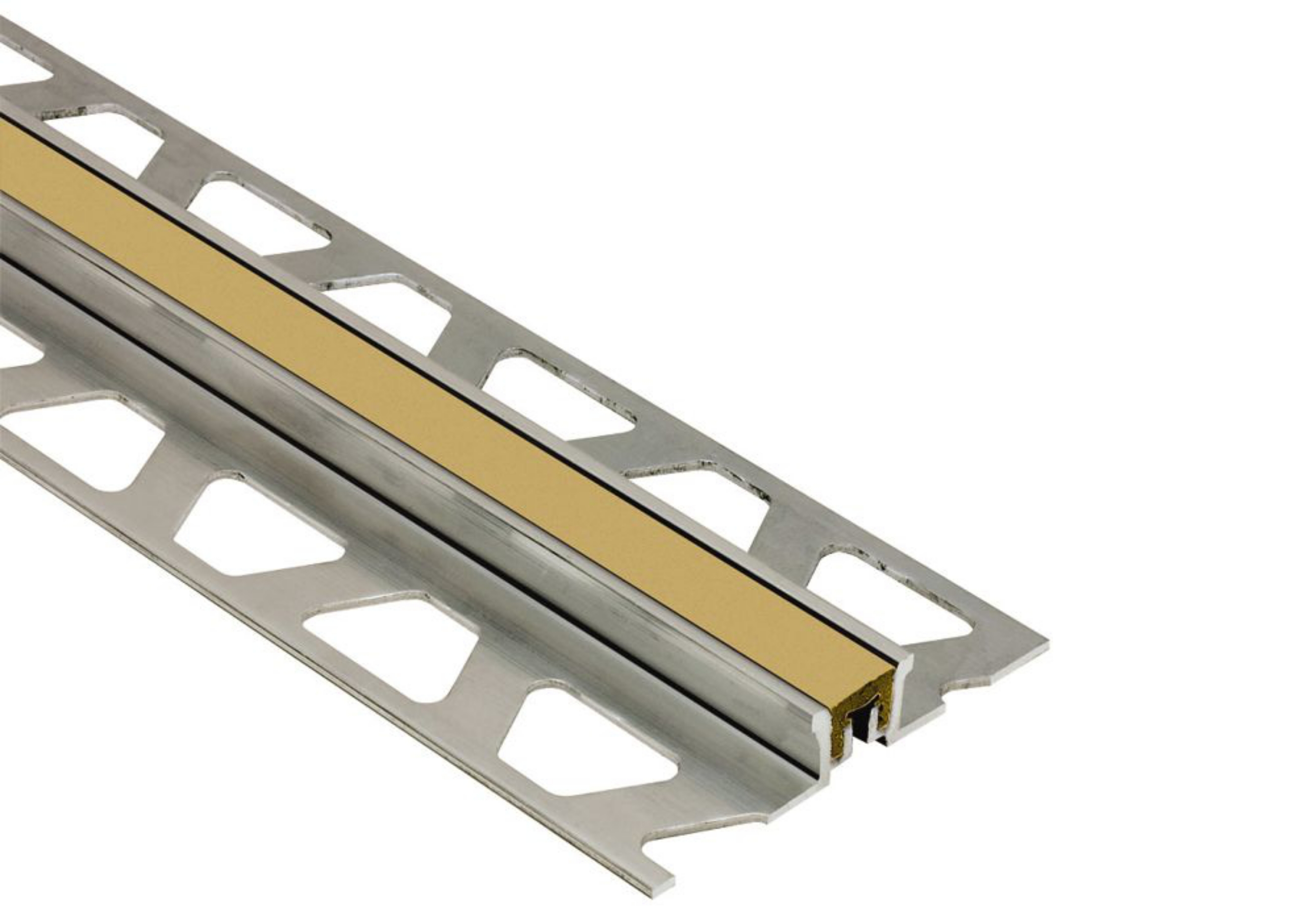 Schluter Dilex-Ksn 5/8" Alum / Joint 7/16" Beige Cl AKSN160HB
