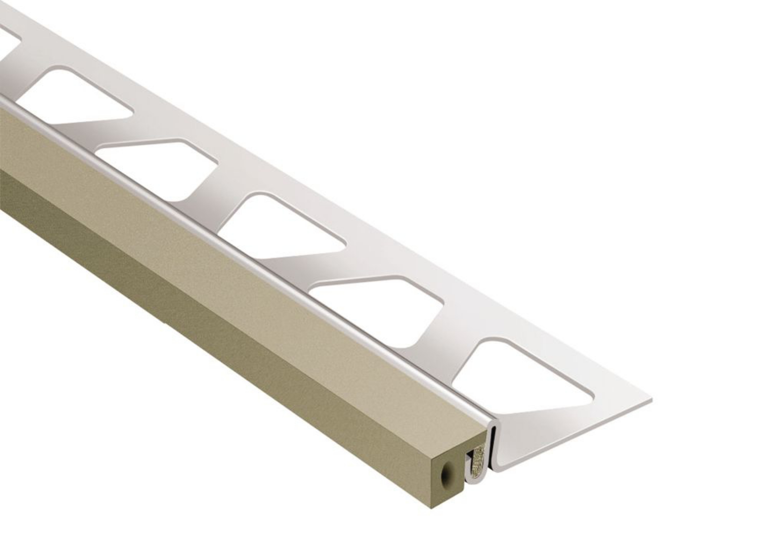 Schluter Dilex-Ksa 13/16" Inox / Joint 3/8" Gris EKSA210G
